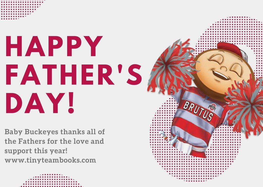 Celebrate Father's Day by giving Dad a copy of Baby Buckeyes!! 

#tinyteambooks #ohiostategifts #babyshowergift #fathersday2021 @ohiostatefb @osualumniassociation