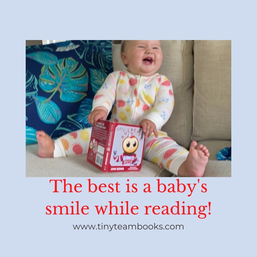 We love it when families send in pictures of their Babys reading Baby Buckeyes! 

#tinyteambooks #childrensbooks @ohiostatefb  Ohiostate #osugifts #babyshowergift @coastalswing