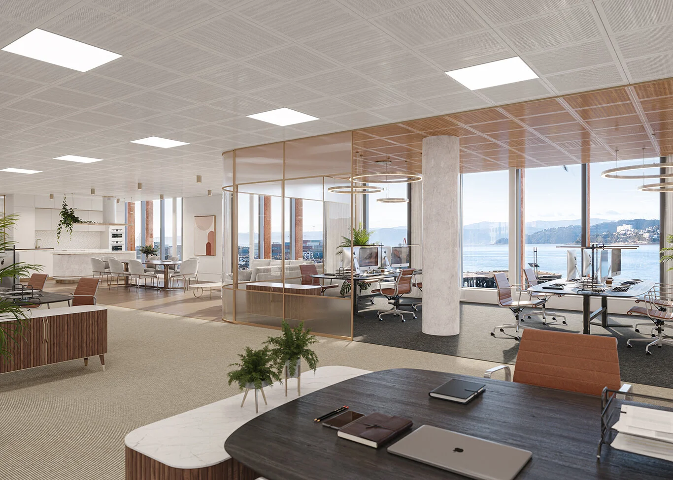 A concept for an office fit-out design at Site 9.