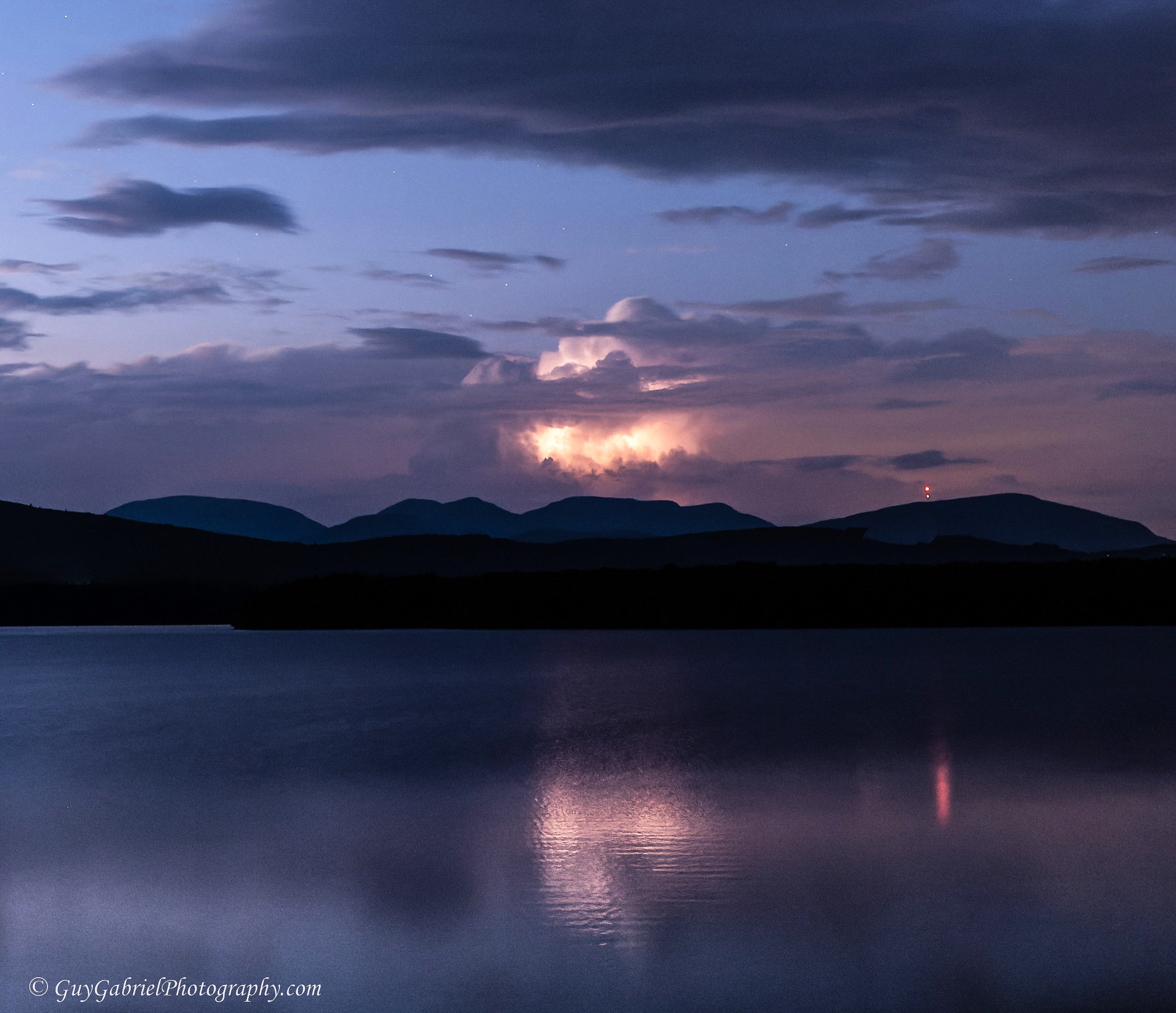 St. Elmo’s Fire over the Ashoken Reservoir 