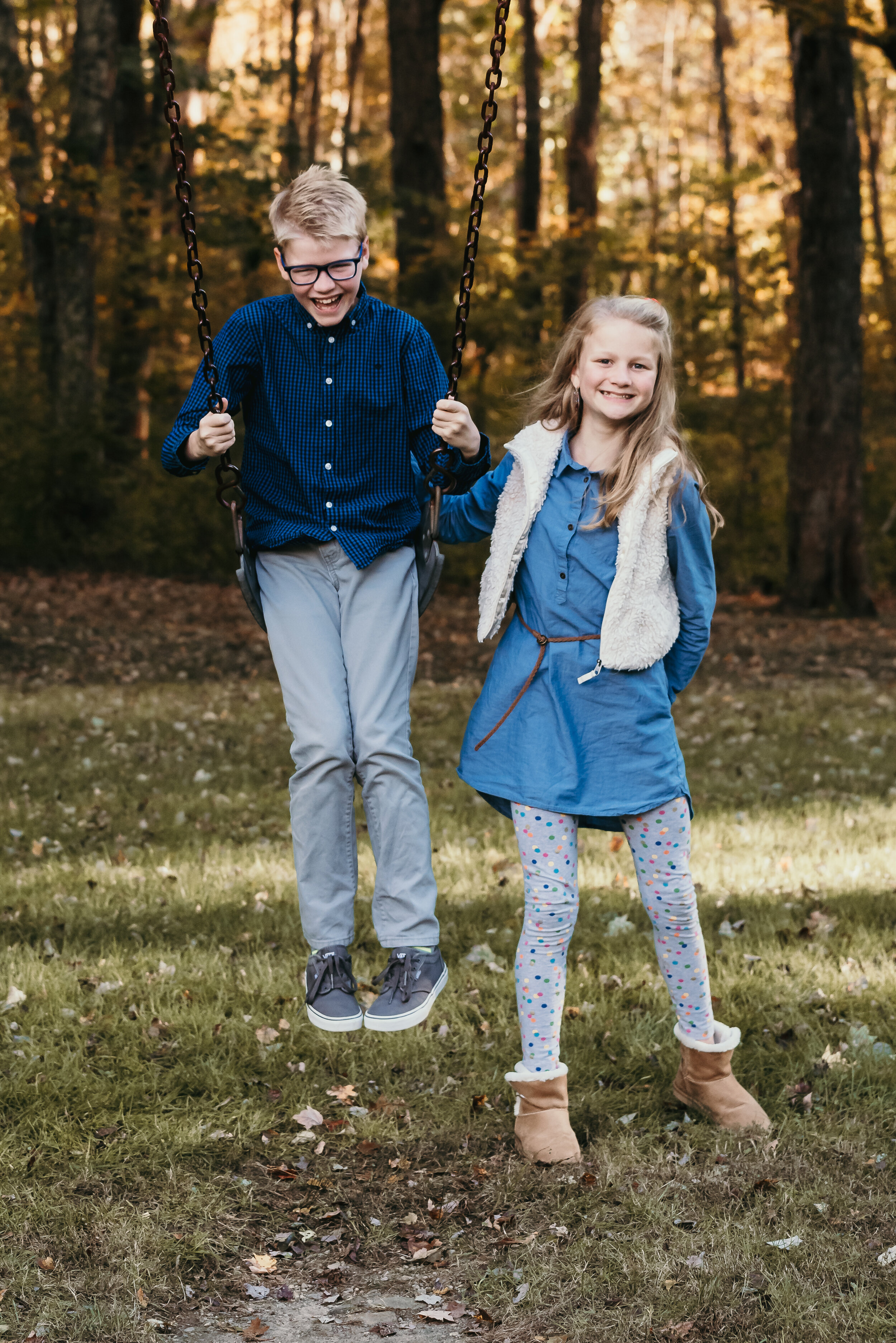 Lifestyle Family Portrait at Ledyard Sawmill Park