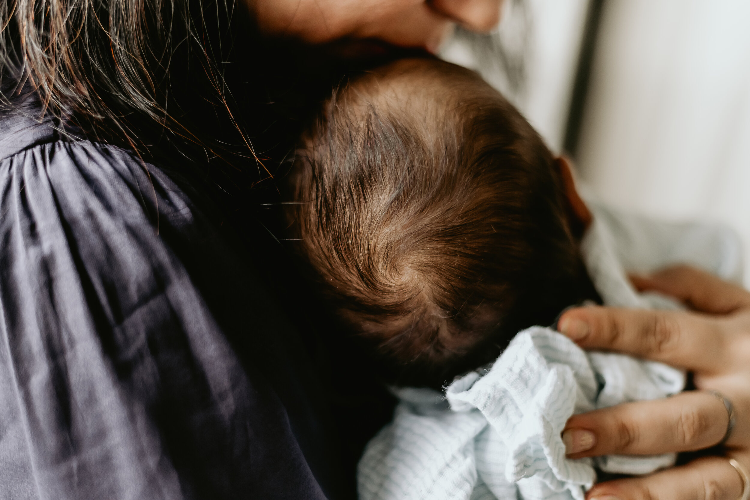  Connecticut Lifestyle Newborn Portrait - Baby’s hair 