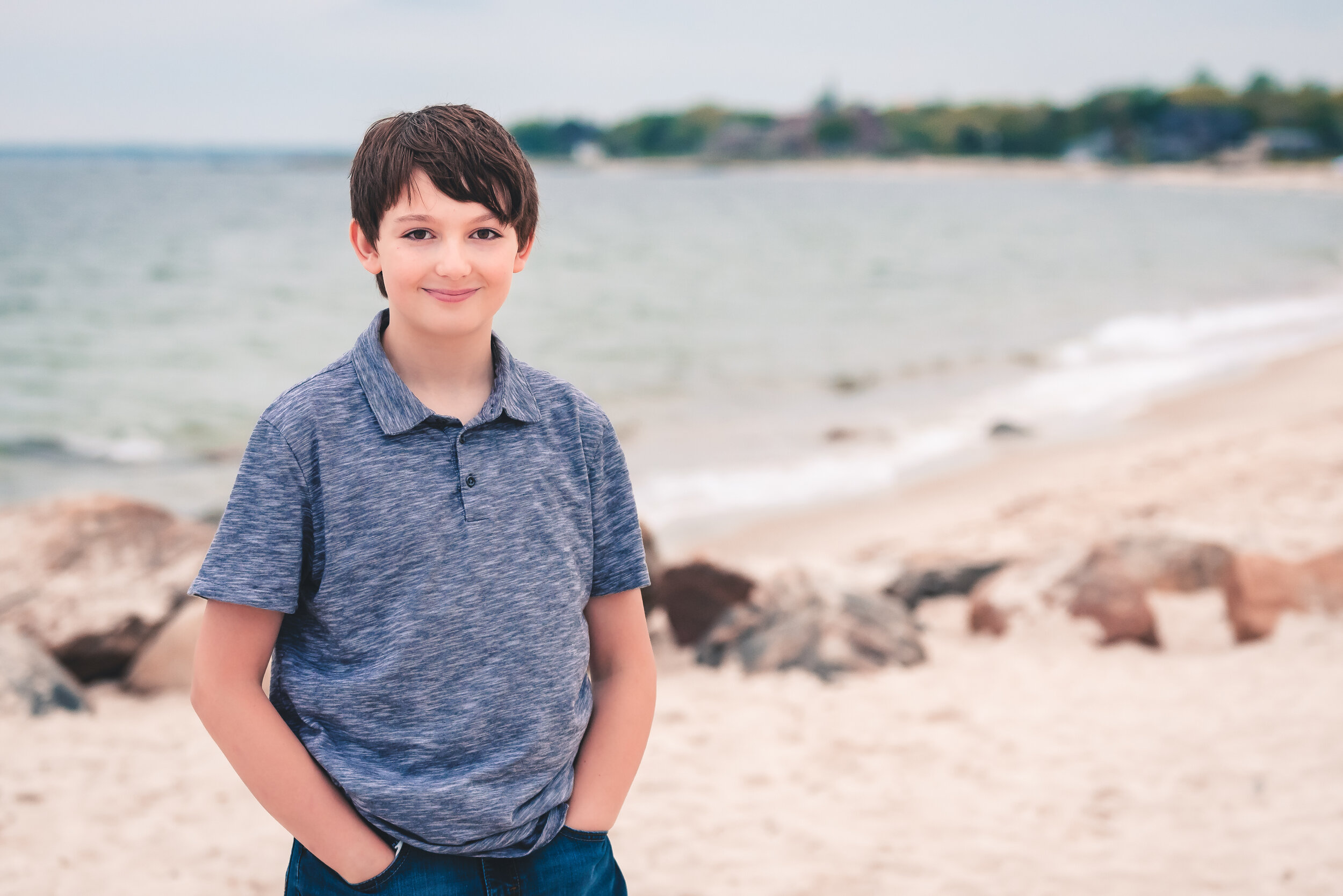 Boy Portrait at Harkness Park Beach