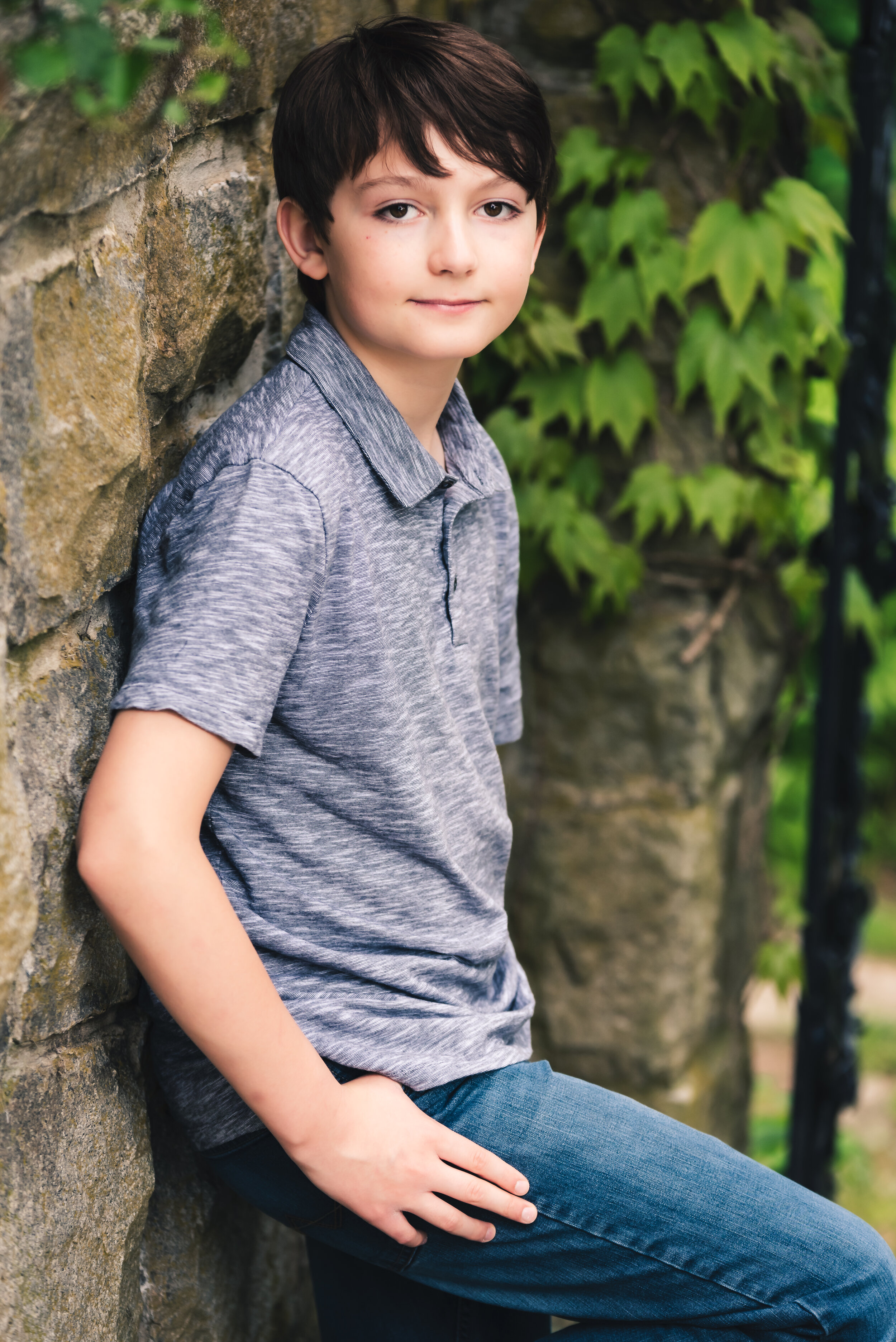 Boy Portrait at Harkness Park Gardens