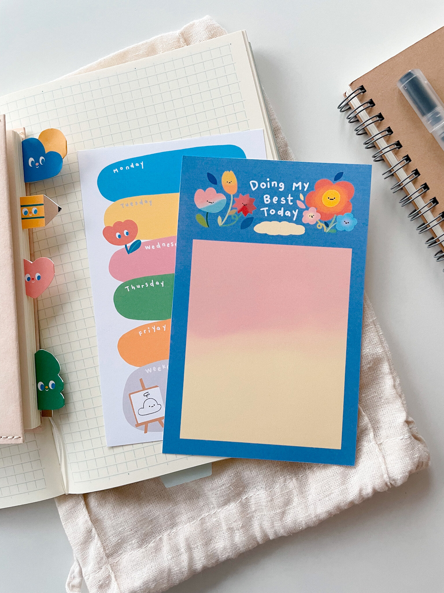 Fall digital memo + bookmark