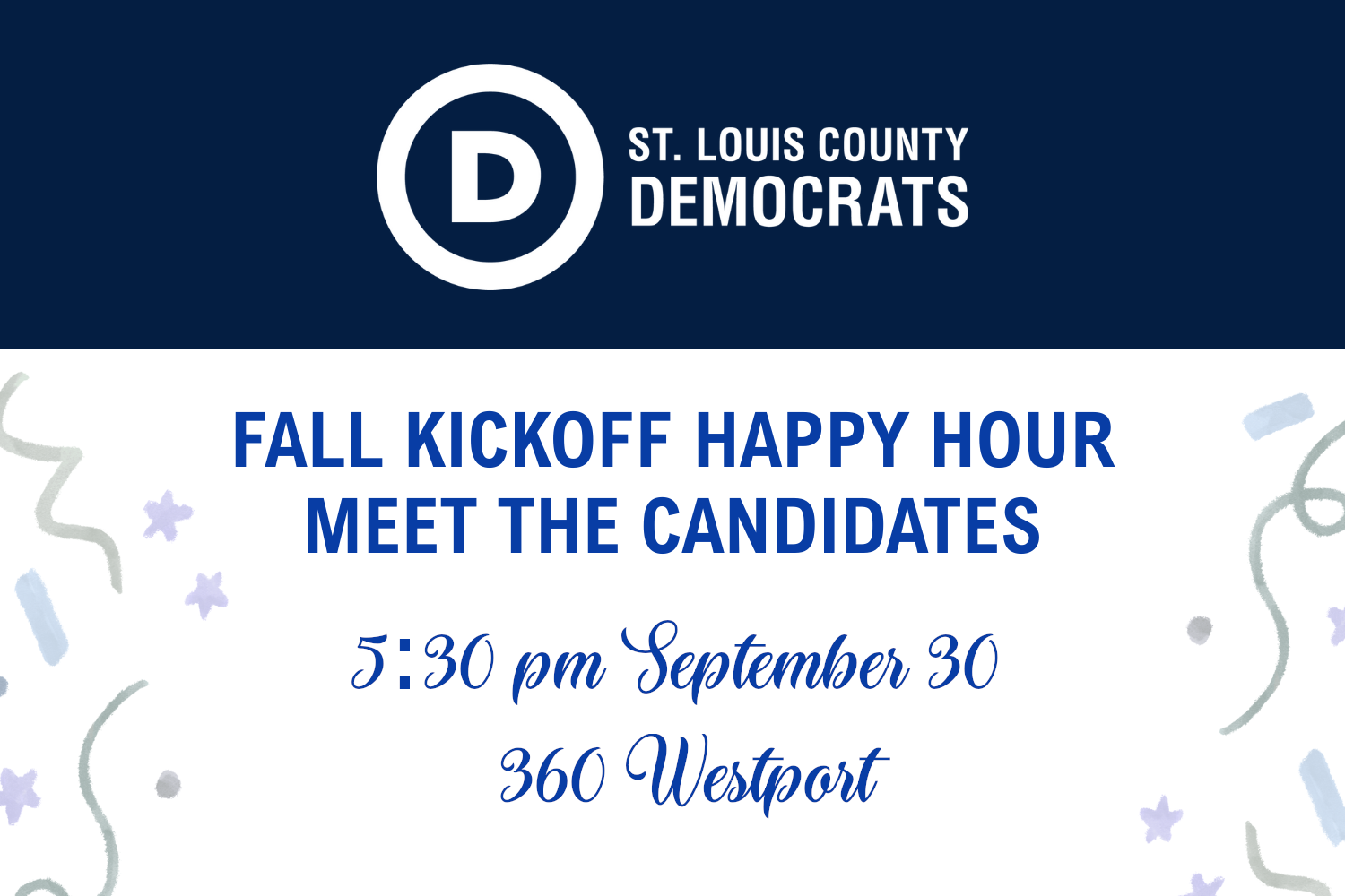 Fall Kickoff Happy Hour: Meet the Candidates