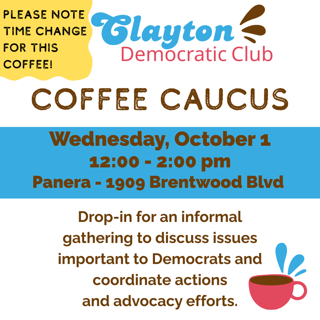 Coffee Caucus with the Clayton Township Democratic Club