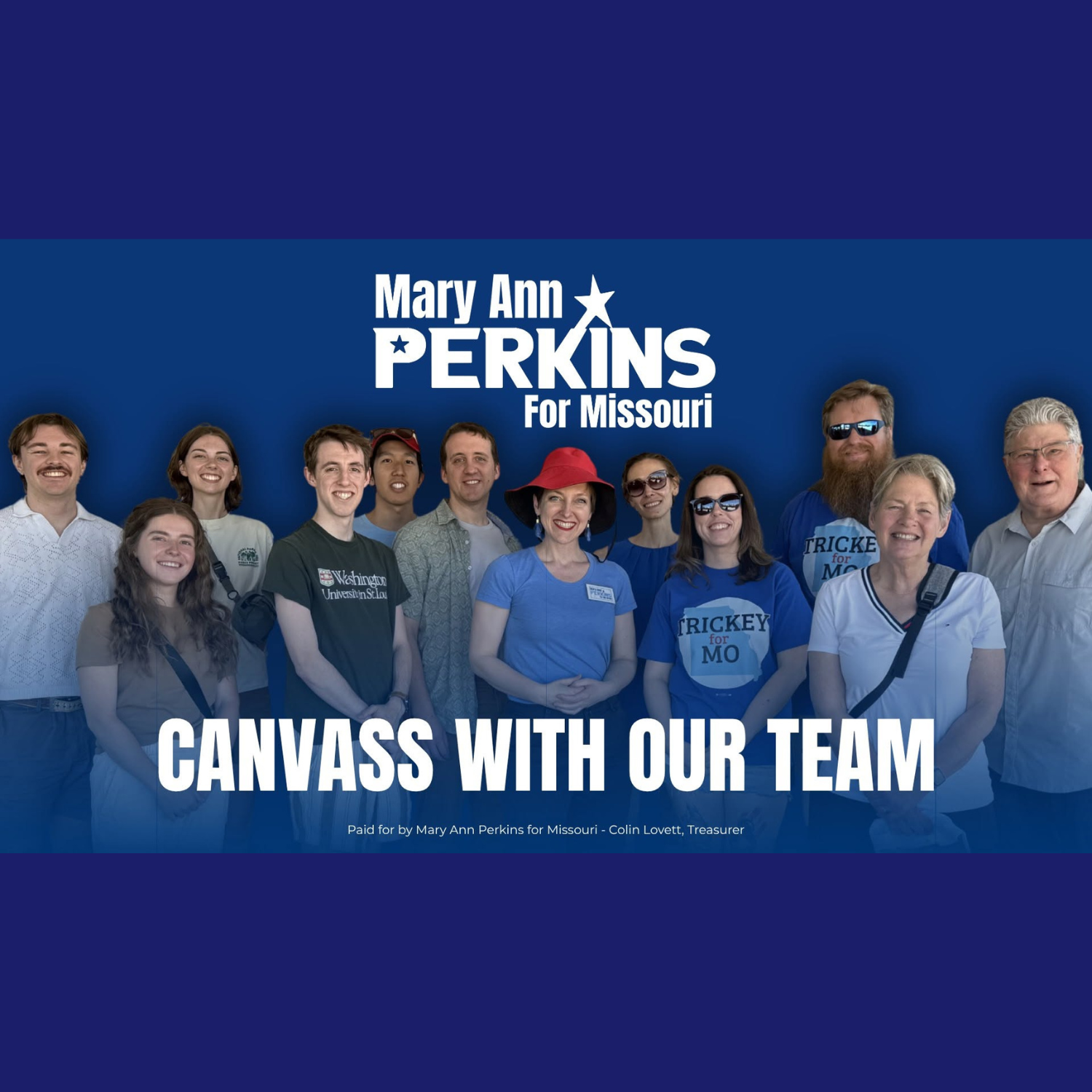 Canvass with Team Perkins in House District 100 