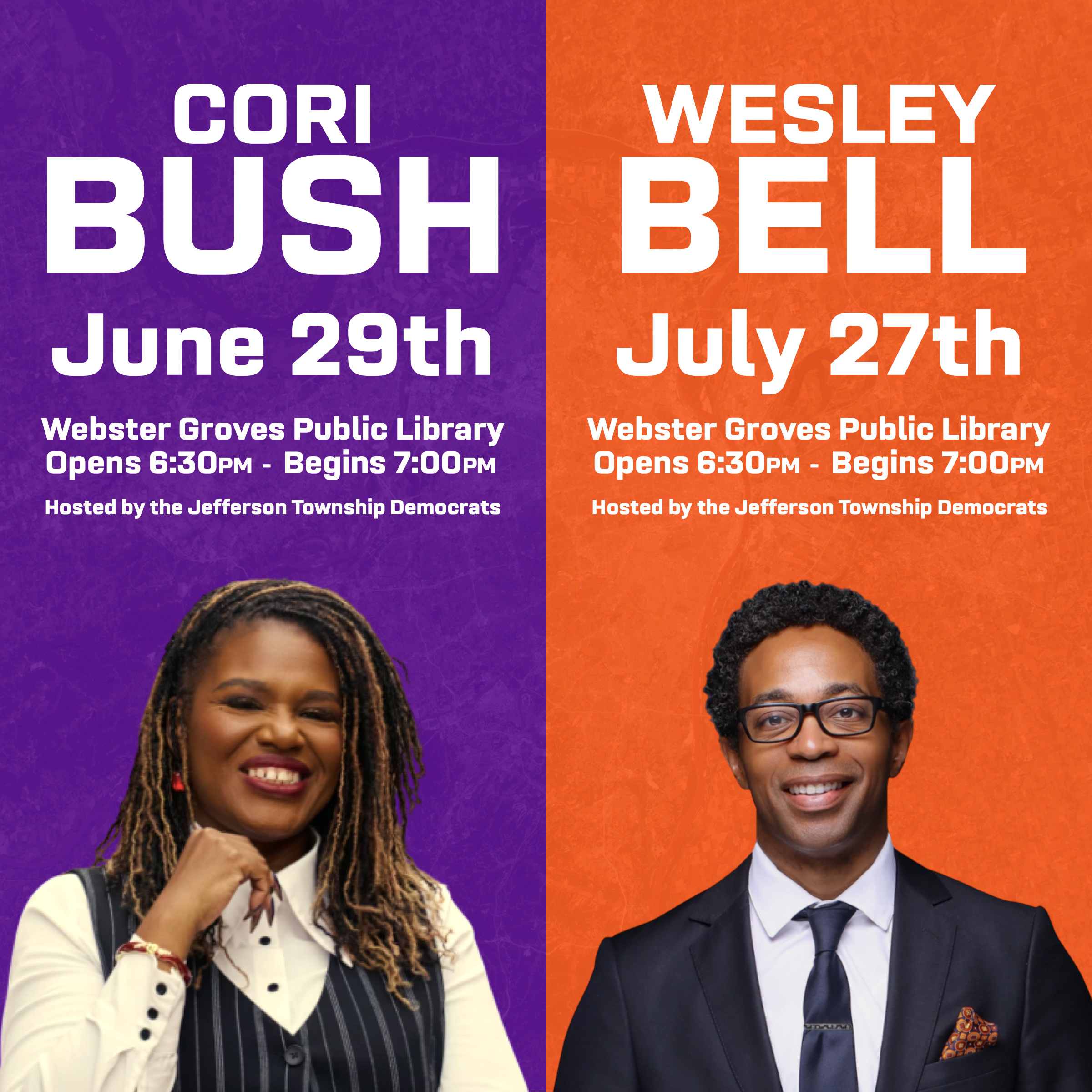 JTDC Cori Bush & Wesley Bell Town Hall Series