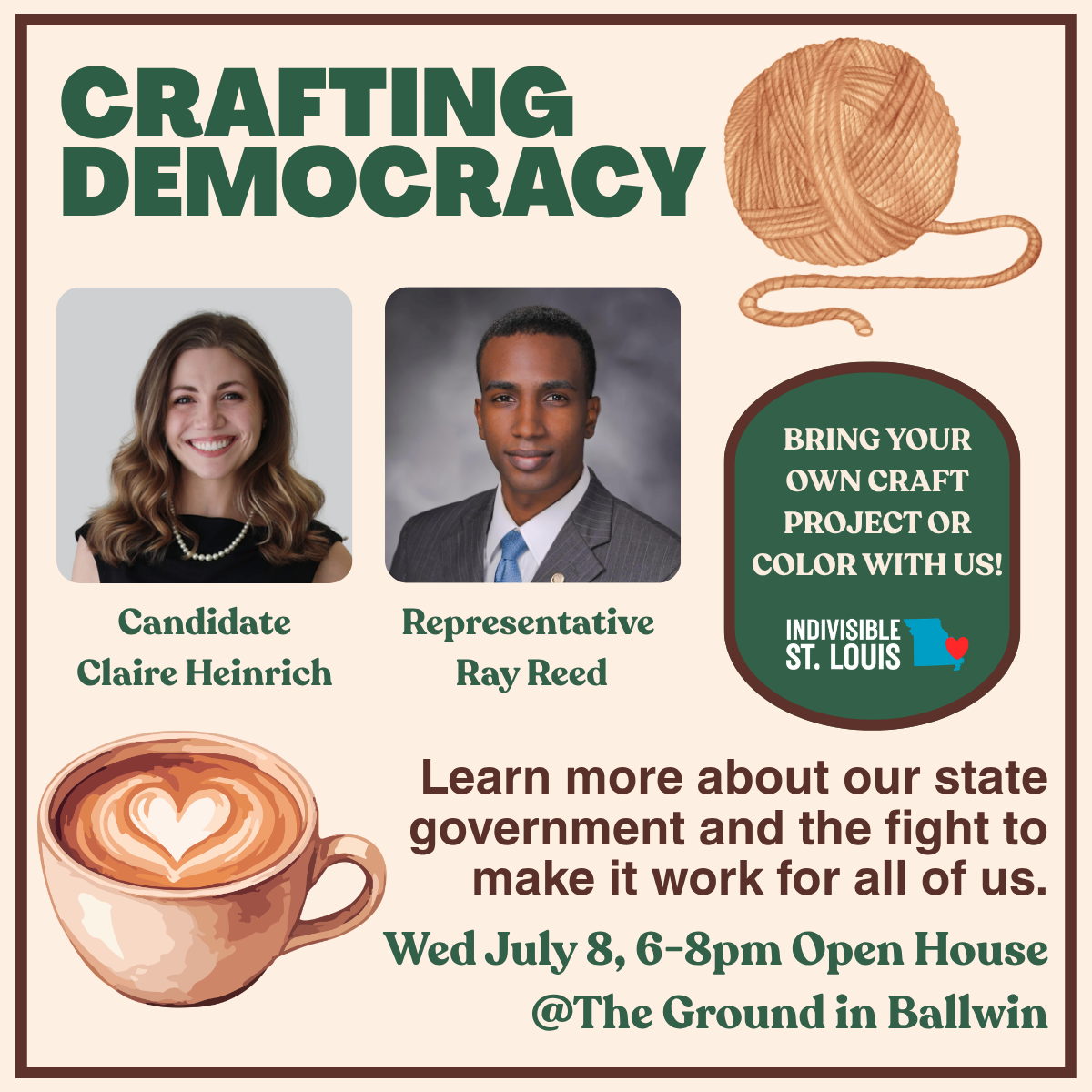 Crafting Democracy with Ray Reed and Claire Heinrich