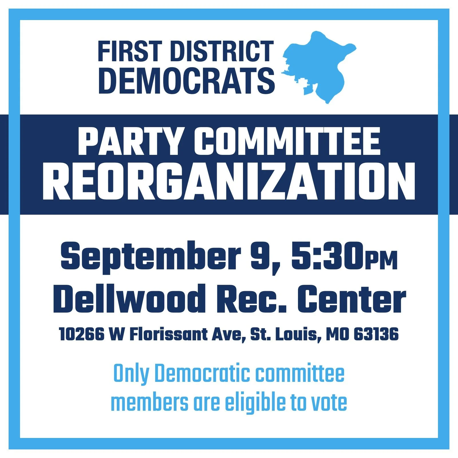 First Congressional District Reorganization Meeting