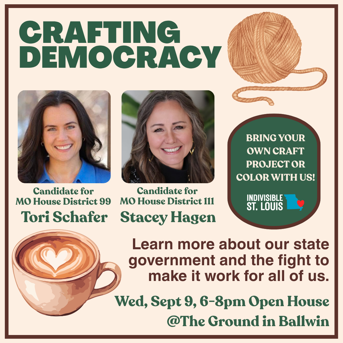 Crafting Democracy with Tori Schafer and Stacey Hagen
