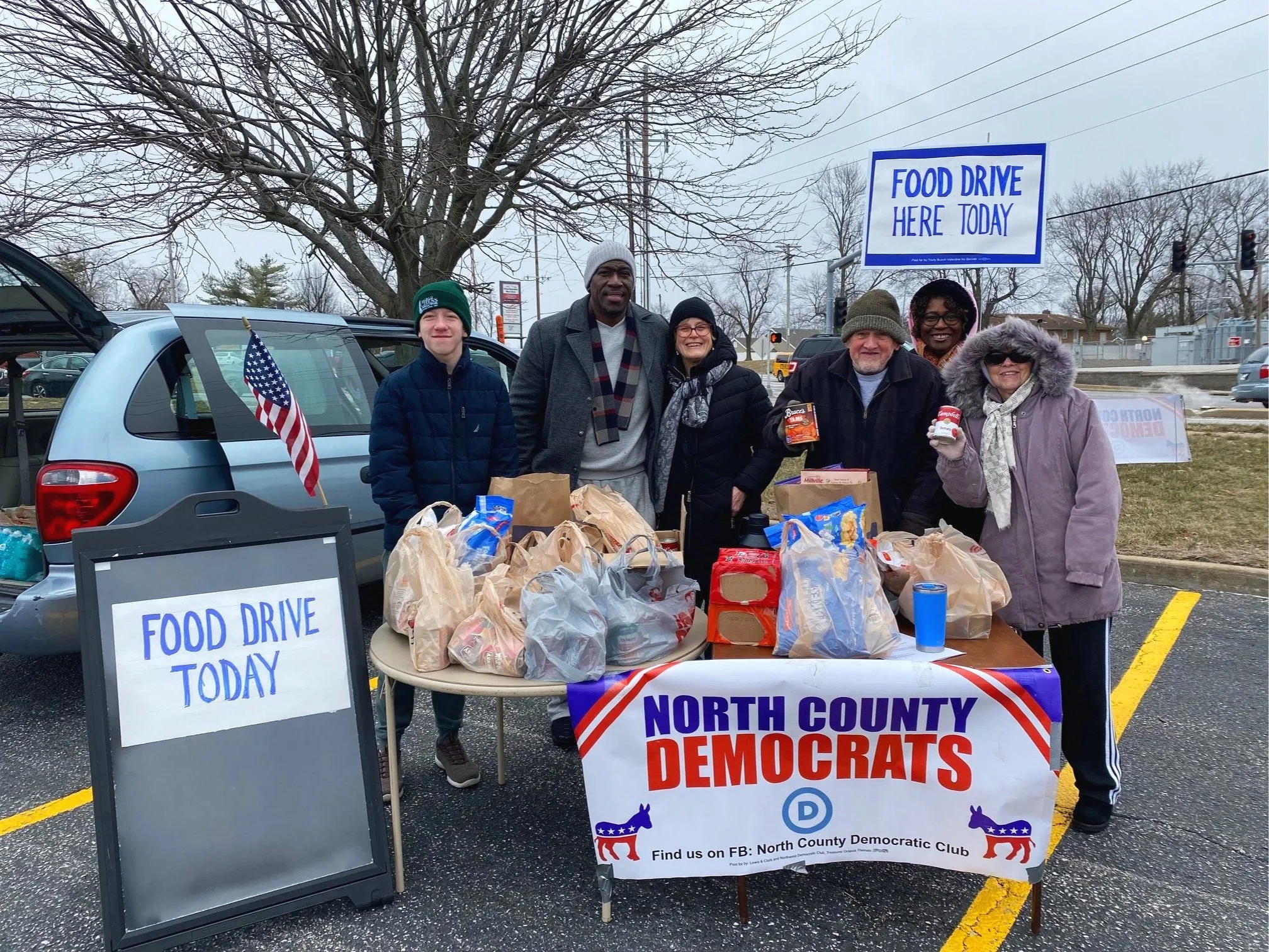 North County Democrats Food Drive
