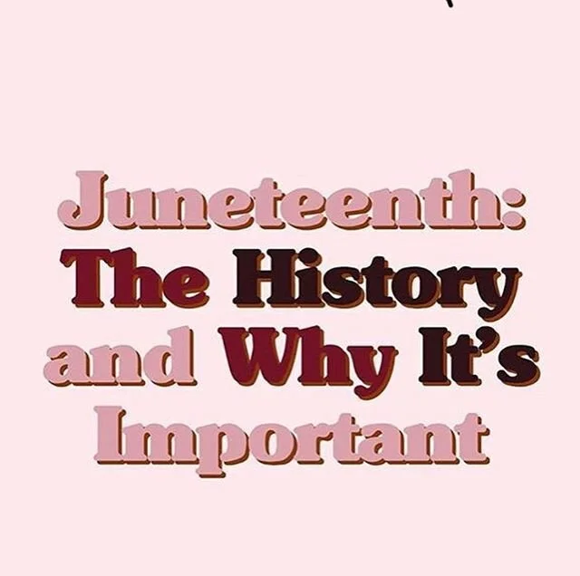 Happy Juneteenth! 
Slide credit: @thislethings