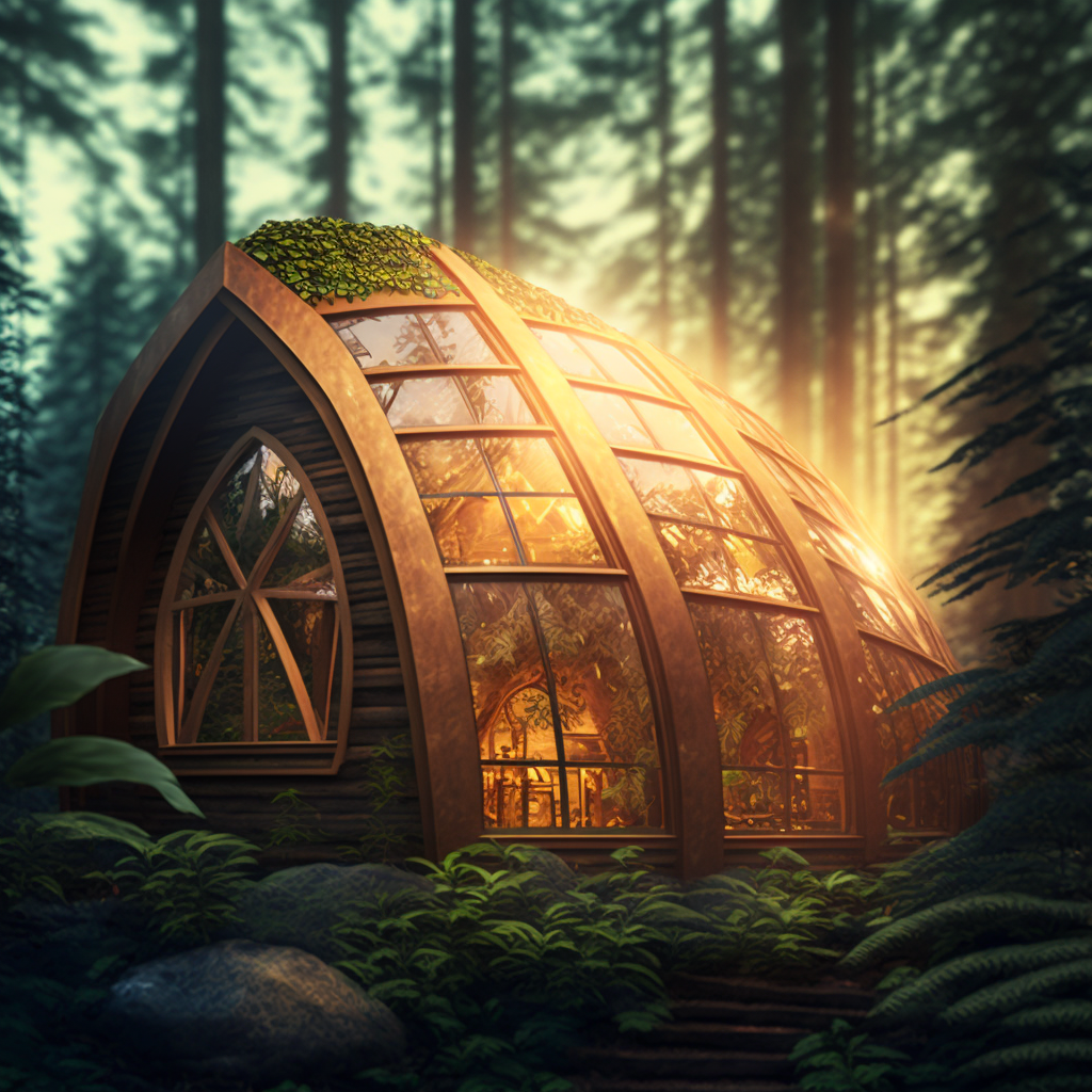 Gurvan.custom_futuristic_cedar_wood_hobbit_house_old_growth_for_35db7422-abd2-4a70-b49b-a7cc8faf17d8.png