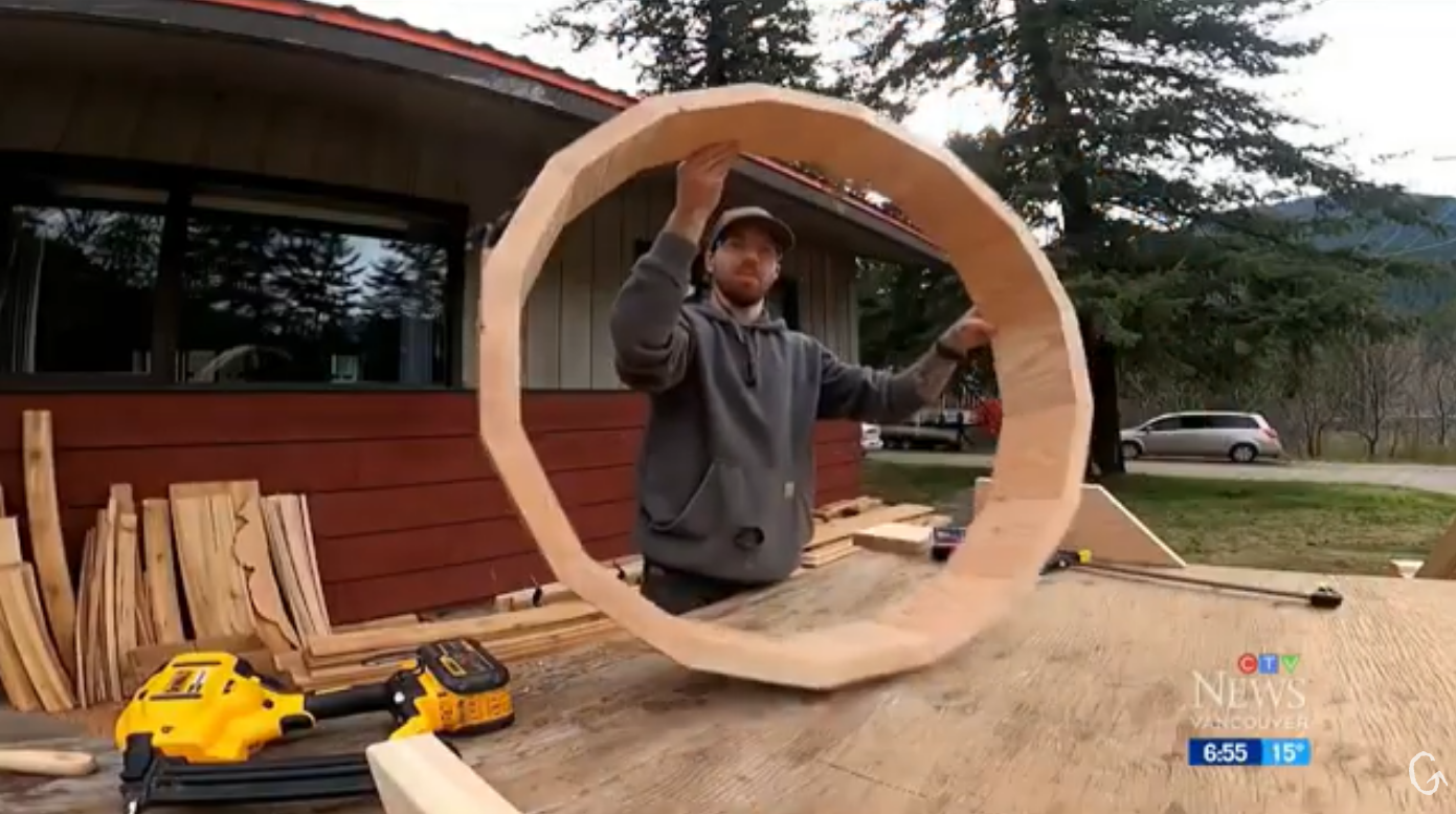 Gurvan Custom on CTV News Vancouver ! See the Cheese Curd Catapult