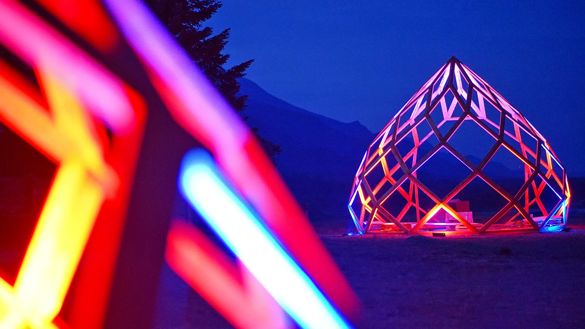 How I Built 4 Zomes for Wicked Woods Music Festival