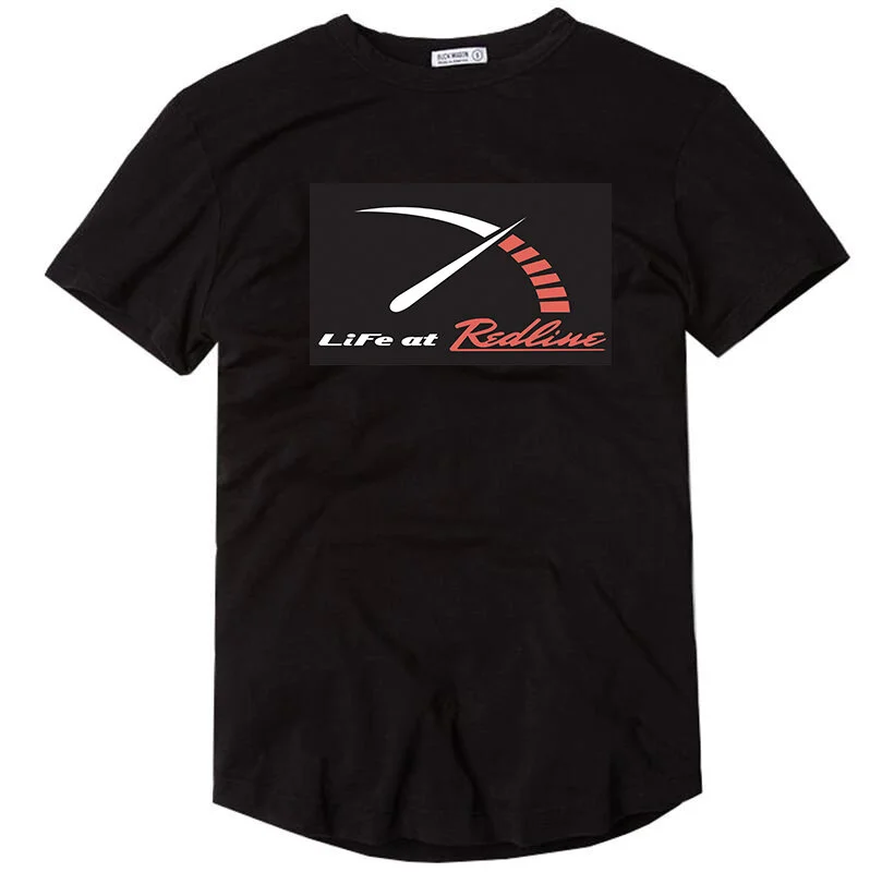 Life at REDLINE Black Tee Shirt