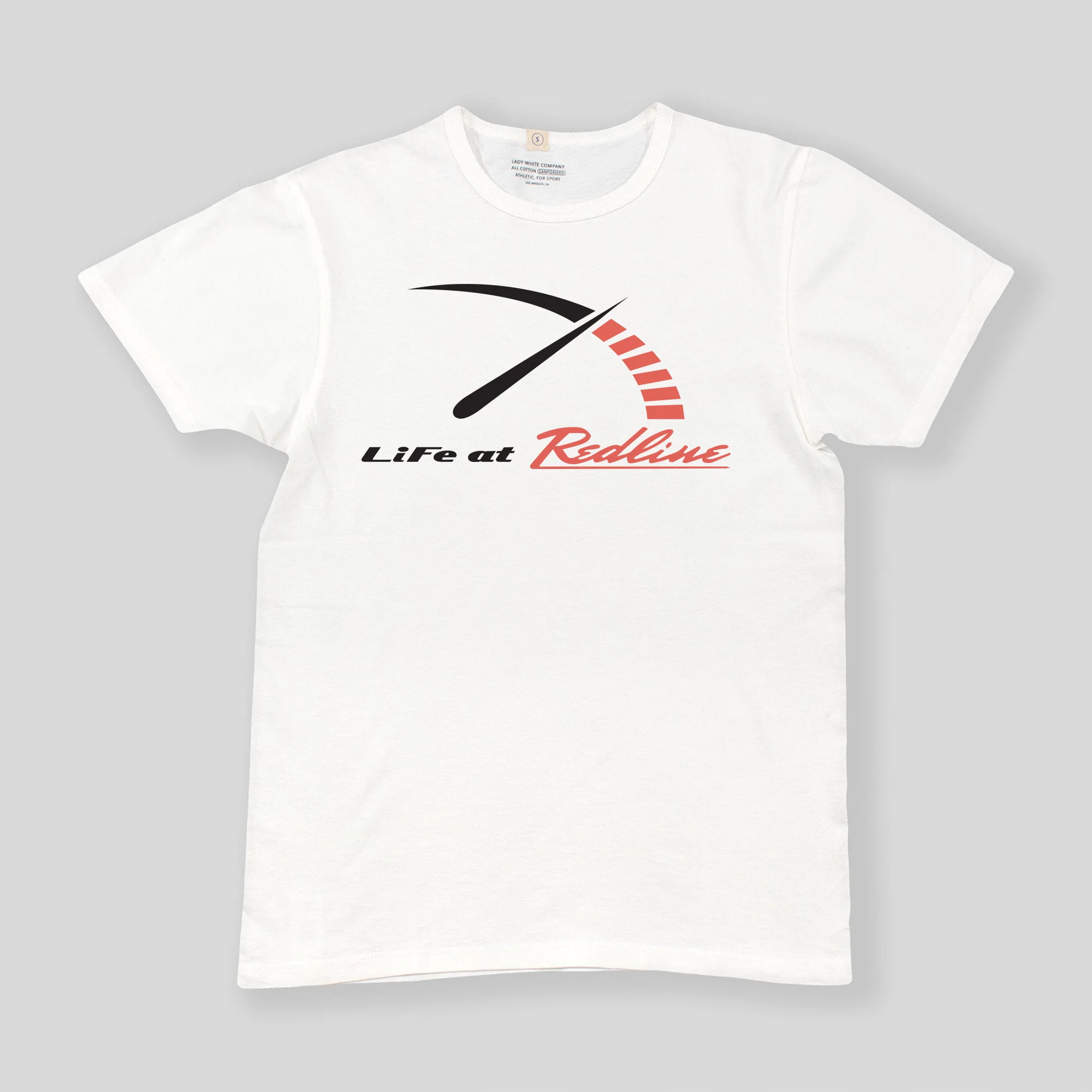 Life at REDLINE White Tee Shirt