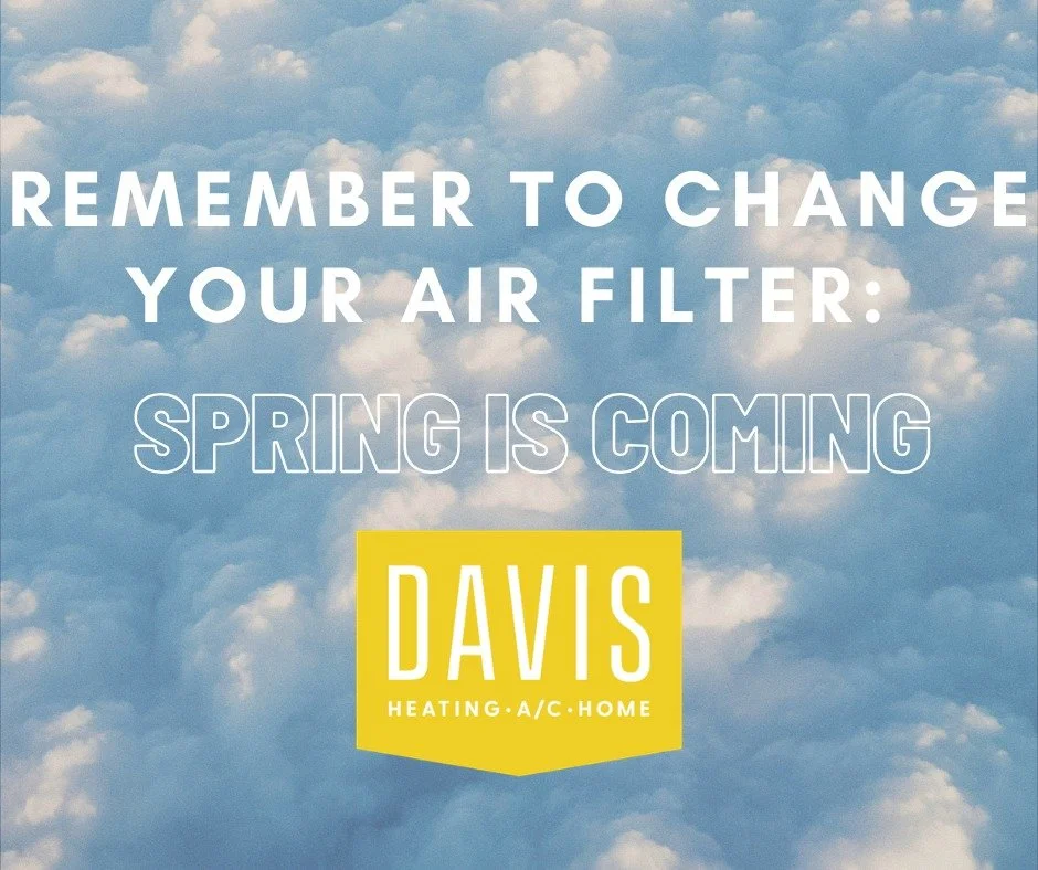 Spring is coming! That means it&rsquo;s the perfect time to change your air filter ✔️

A fresh filter helps:
✅ Improve air quality
✅ Reduce dust &amp; allergens
✅ Keep your system running efficiently
✅ Prevent unnecessary wear &amp; tear

It&rsquo;s 