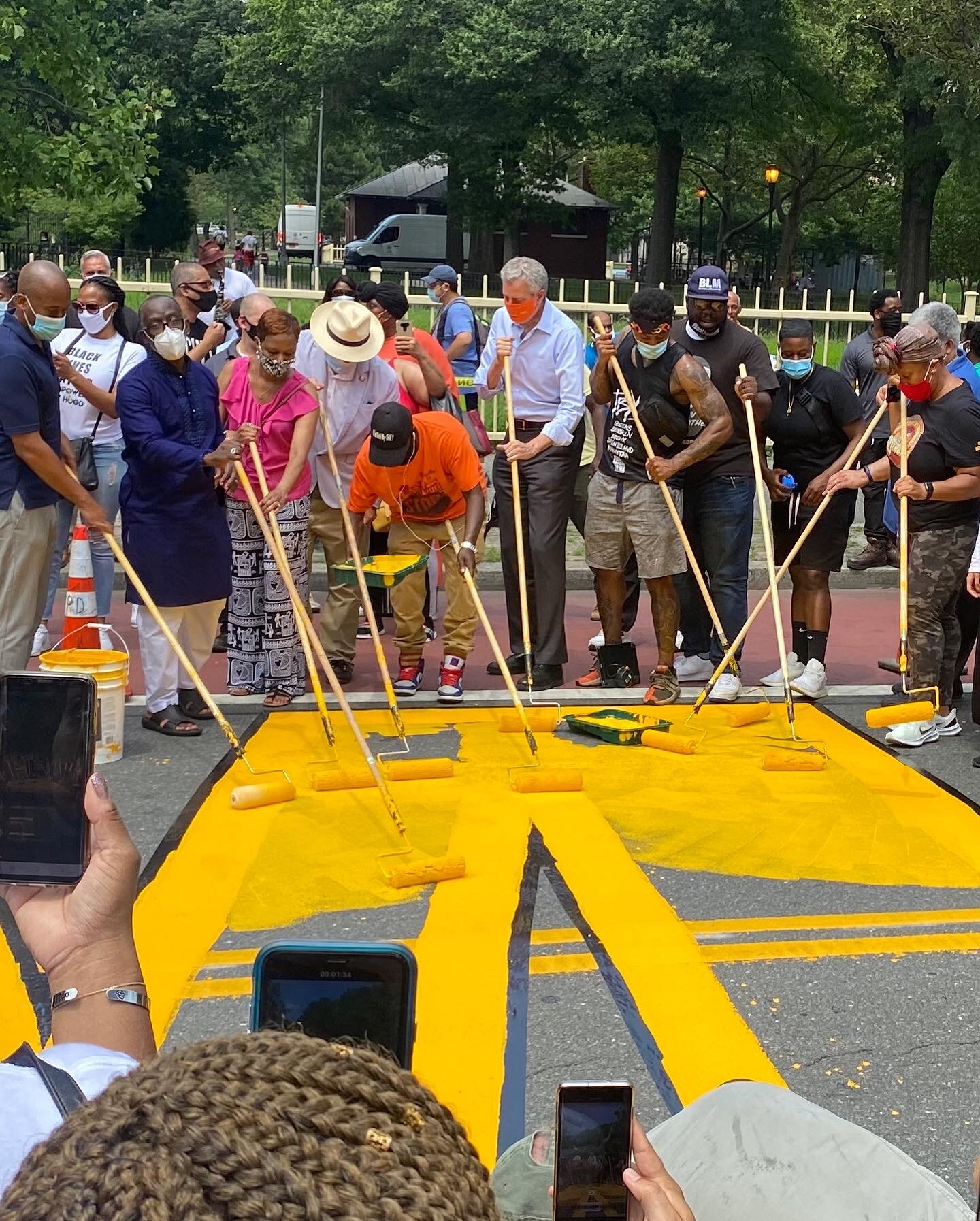 City Councilmembers: Daneek Miller, Adrienne Adams, Rory Lancman Assemblymembers: Alicia Hyndman and Clyde Vanel Senator: Leroy Comrie Mayor: De Blasio Artisy: Richard Made Rich Parker