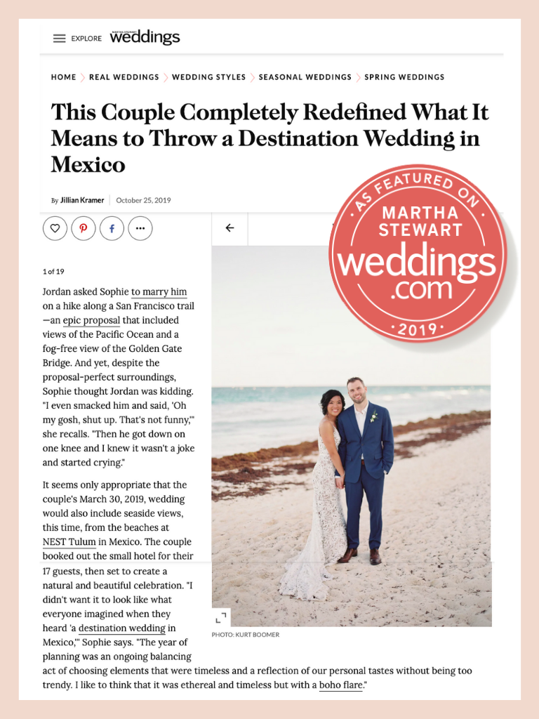 How to Get Your Wedding Featured on Martha Stewart Weddings
