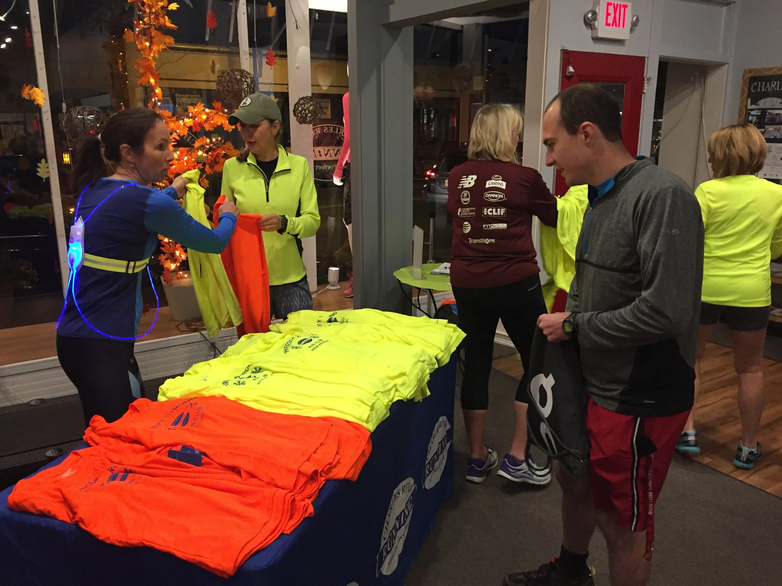 Running club event near Milton, MA 