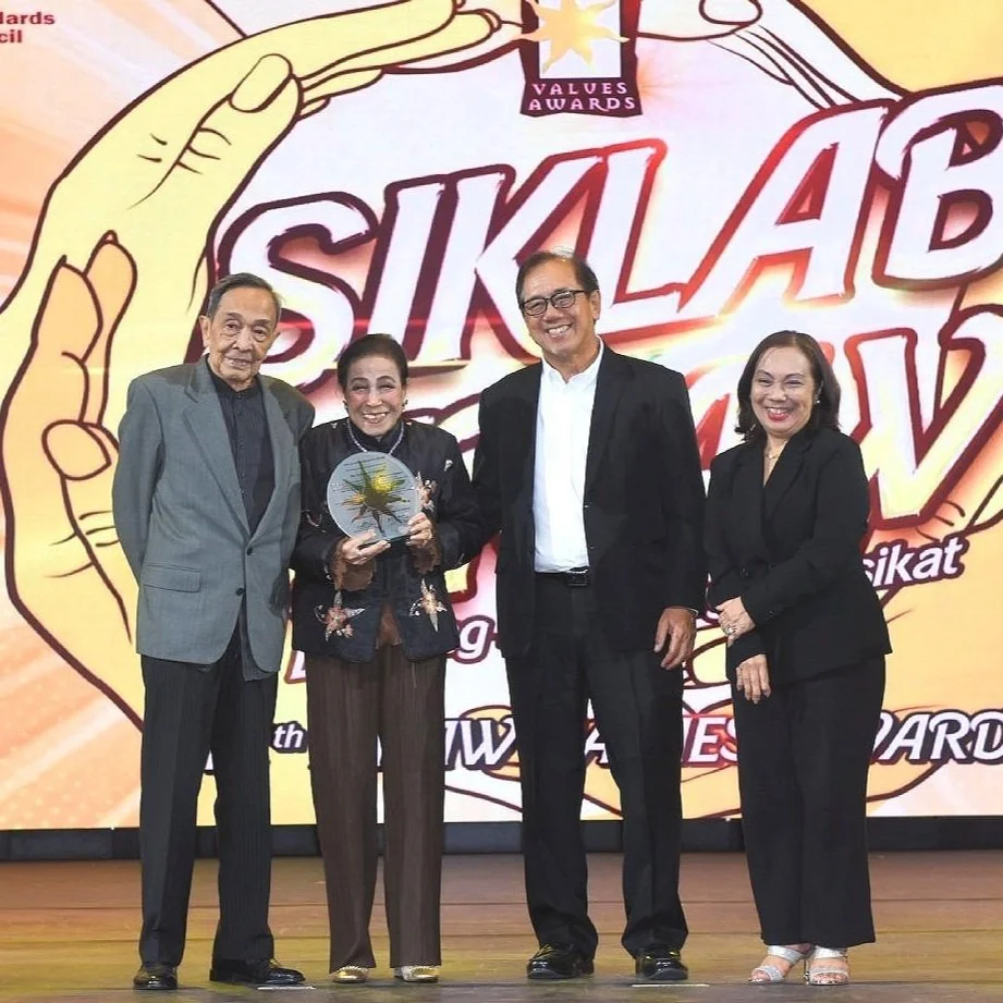 Mrs. Erlinda C. Gamboa Honored with the Pillar of Excellence Award at the 12th Araw Values Awards