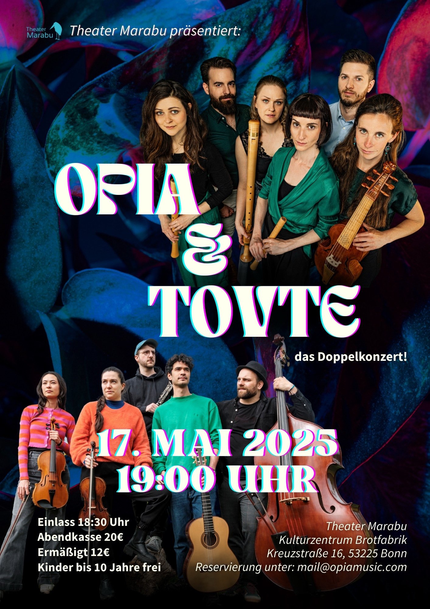 Doppelkonzert: opia &amp; TOVTE