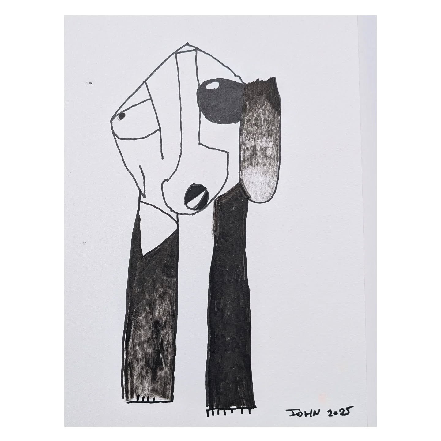 🐩Drawings by John 🐩
Meet Paul the Dog and Dave the Laughing Dog &mdash; two absolute beauties that will be featured at this summer's Open Studio! 🐾
Don't miss your chance to take one of these drawing home with you.
.
Save the date- 17 July 5pm-8pm