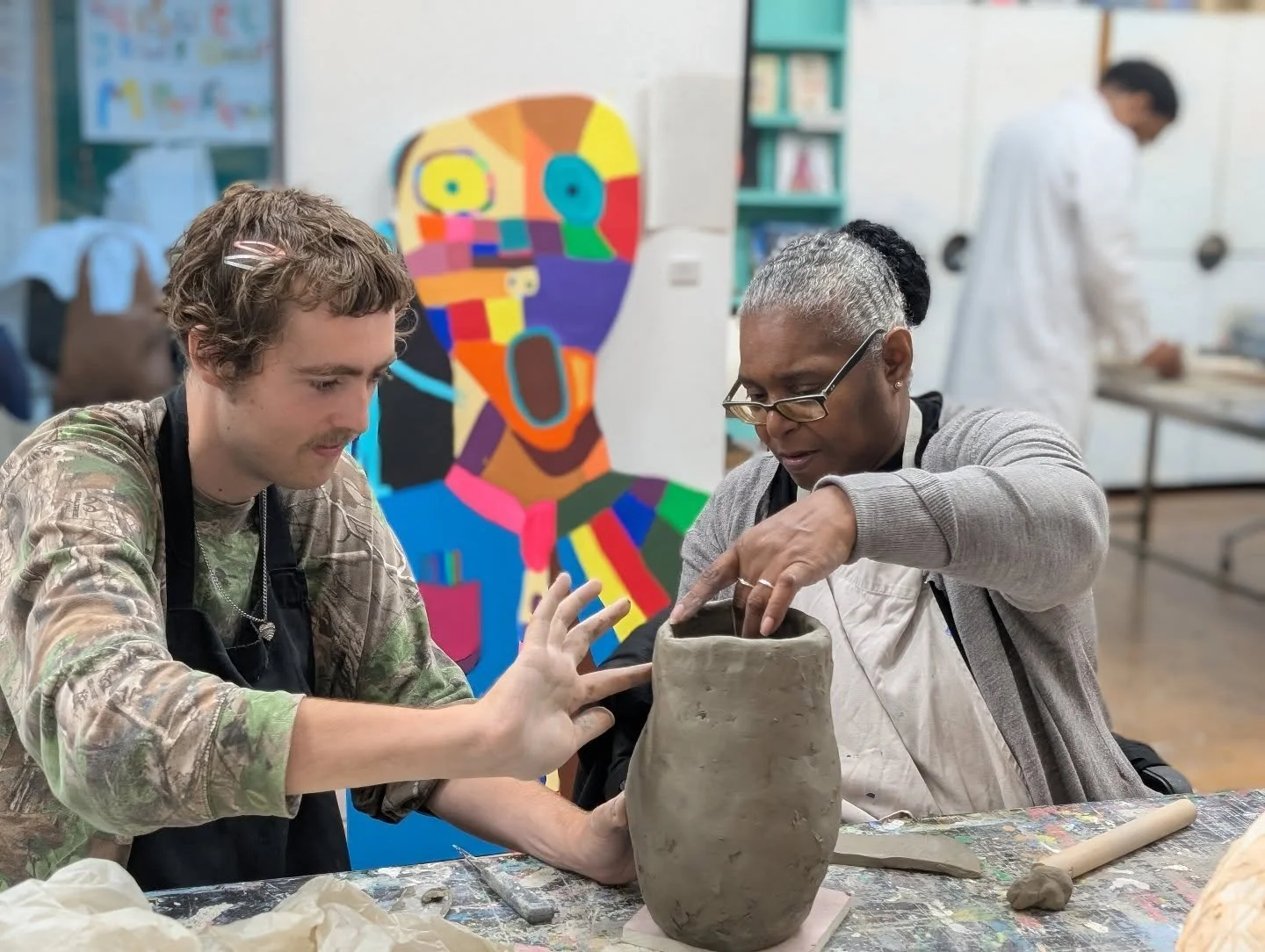 There&rsquo;s a quiet magic in moments like this&mdash;where time, focus, and care are shared between artist and volunteer.

Our volunteers are such an integral part of what we do. Their presence brings not just extra hands, but real connection.&nbsp