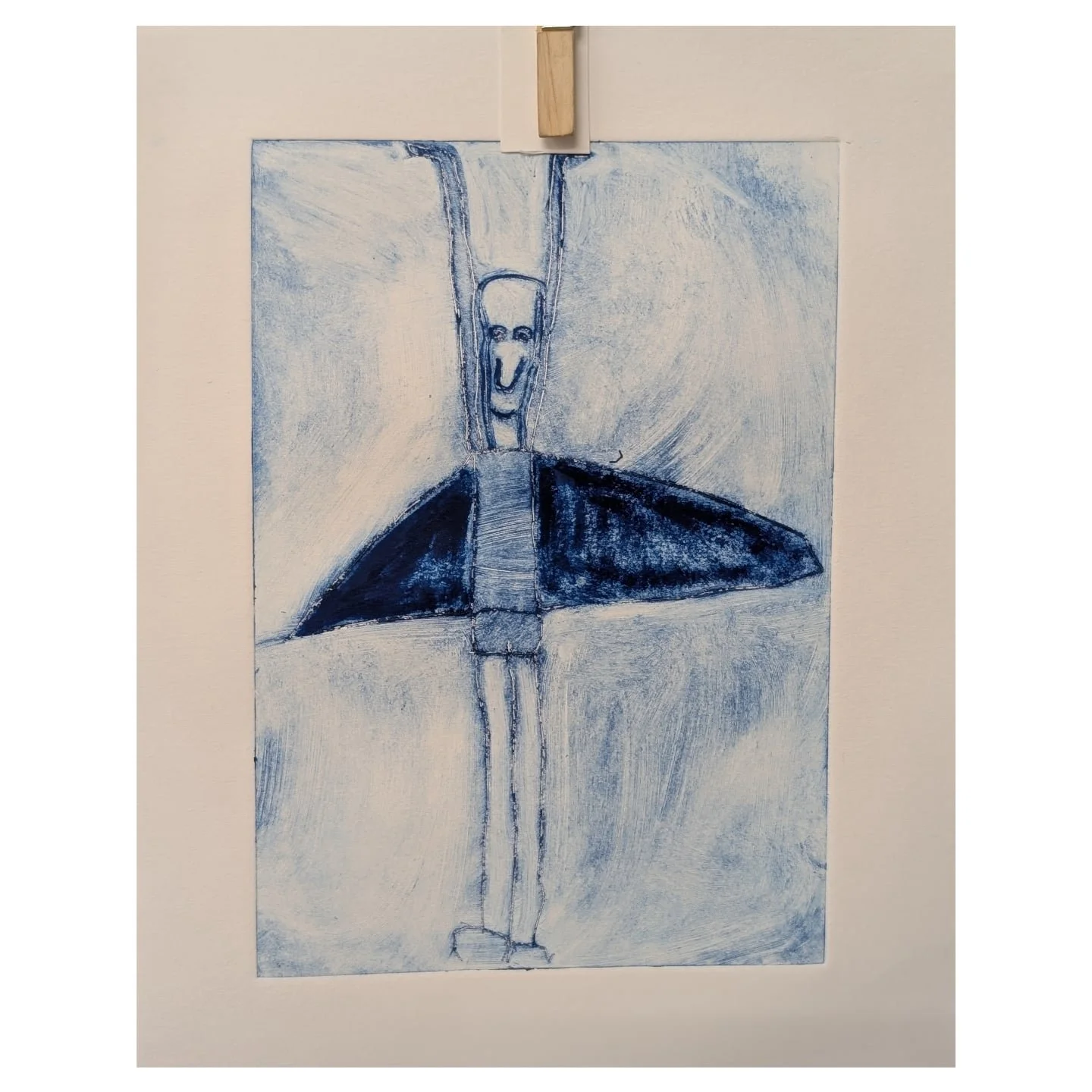 Unmistakably super &mdash; Superman by Errol. 🦸&zwj;♂️
.
#printmaking #superman