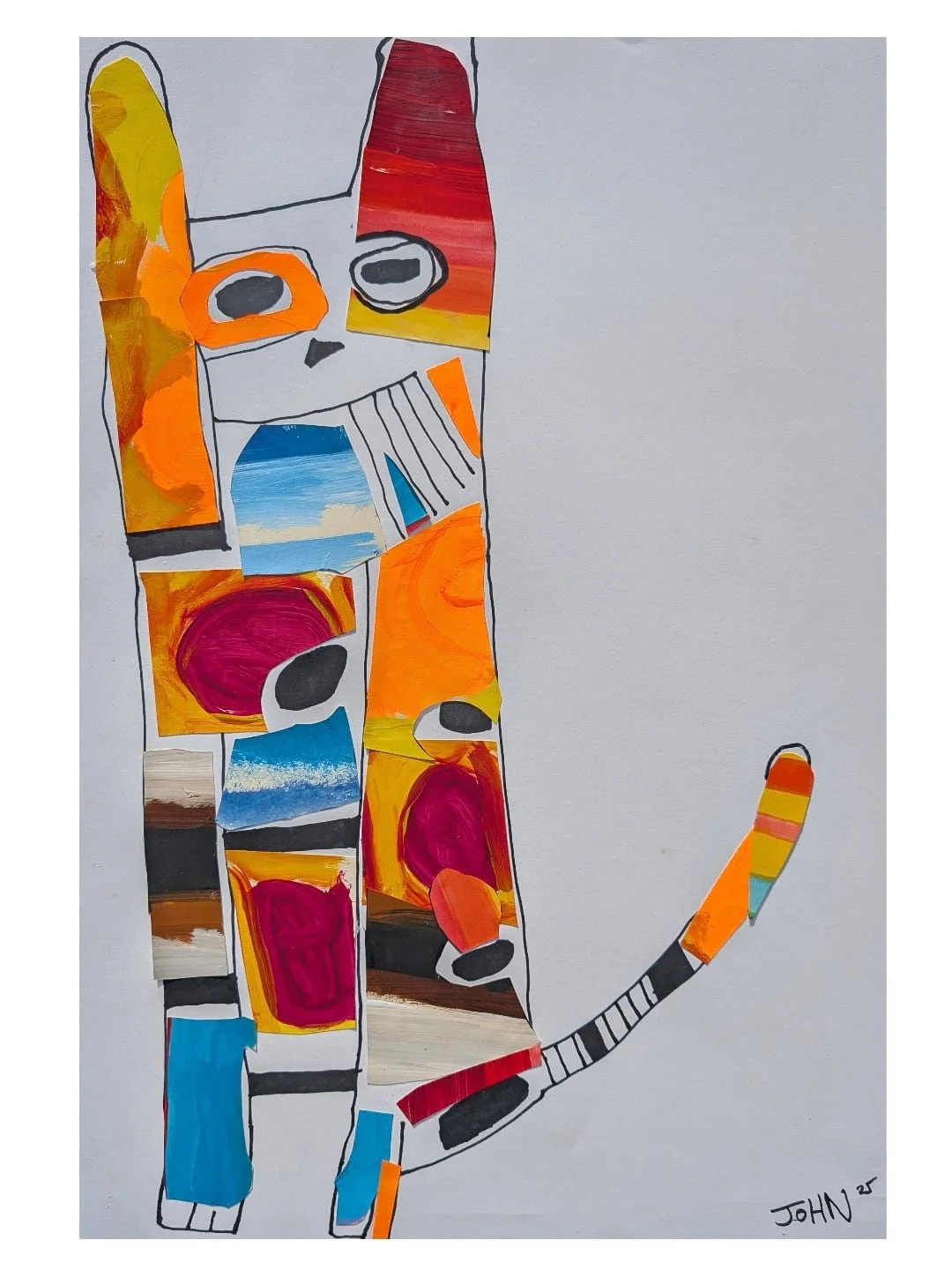 We are loving this Bengal beauty by John 🐆 Made spot by spot in hand painted-paper. It's totally extra. ✂️