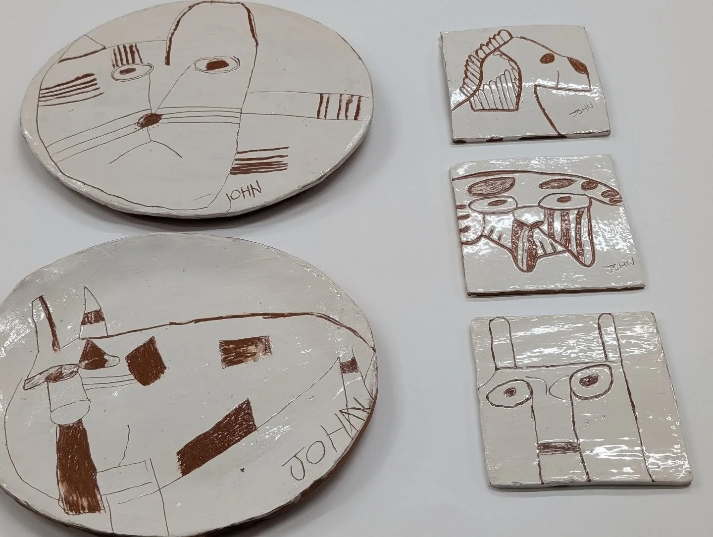 Gorgeousnous on a plate.

We&rsquo;re so excited to celebrate the beginning of John&rsquo;s  ceramic collection, bringing his wonderfully quirky animal drawings to life on clay 🐾