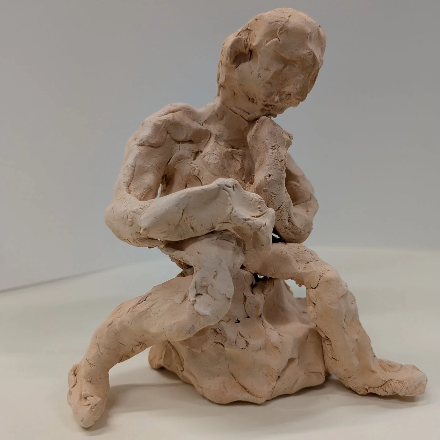 Errol as The Thinker

He doesn&rsquo;t just sculpt the clay&hellip; he claims it. Every handprint, every squeeze mark = pure Errol energy 🤎