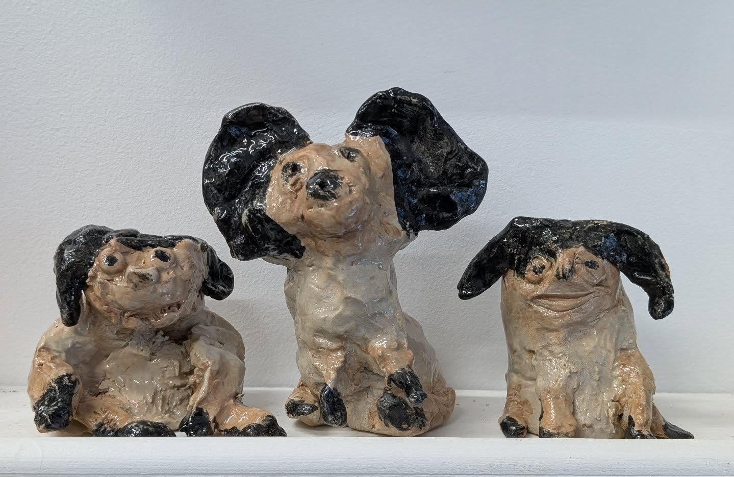 Behold Erik&rsquo;s ceramic pugs&mdash; each bursting with personality and Big Attitude 🐶