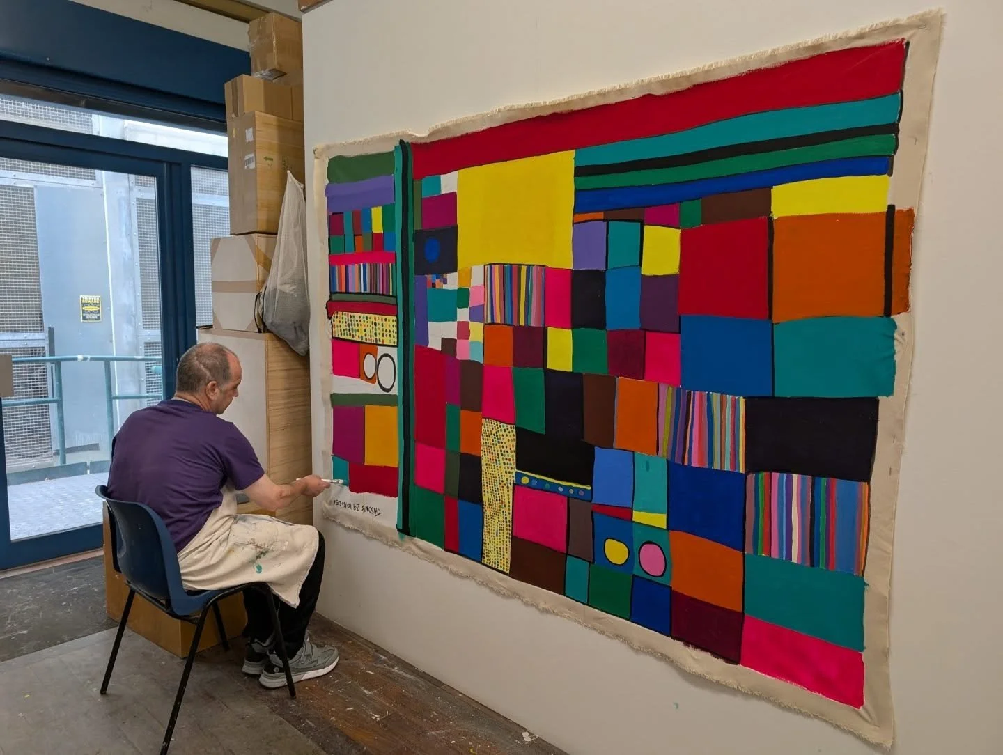 'Where Colour Speaks Back At You' is Jason&rsquo;s latest exploration of colour in conversation.

&ldquo;No one colour is dominant&mdash;it&rsquo;s all about how the colours sit side by side.&rdquo;