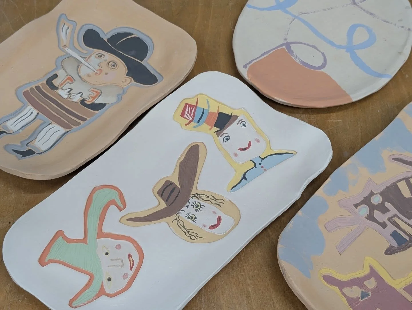 Platters ready for the kiln. 🔥

Ceramics has become such an important part of our studio. Since being gifted a kiln, a whole new world of creativity has opened up for our artists.

And we're only just getting started...

We've got some exciting cera