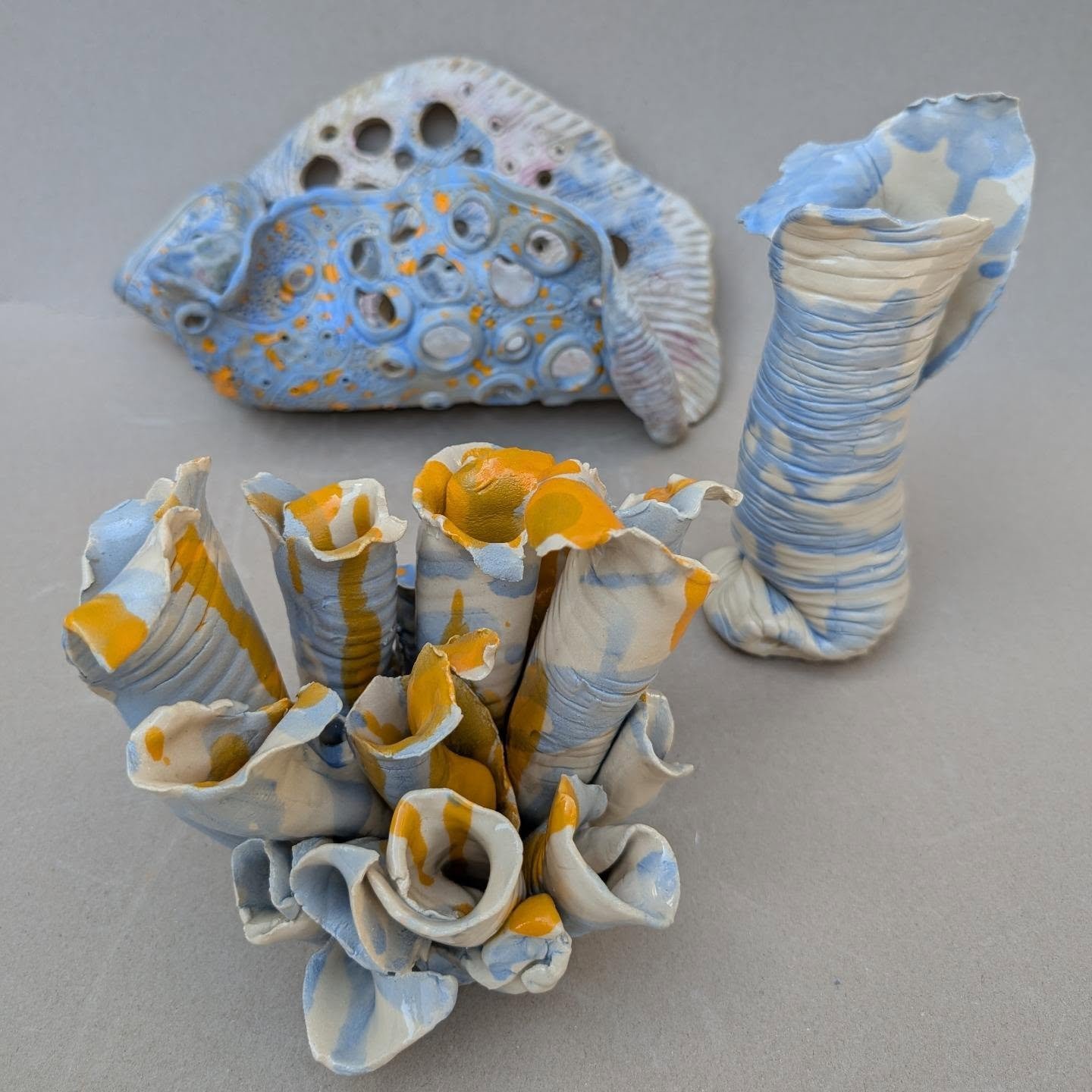 A little glimpse of what to expect at Midsummer CLAY 🌿

Among the many ceramicists being featured, we&rsquo;re delighted to be showing works by Terry. These works are from  his Neural Reef collection, which was featured in our exhibition Differently