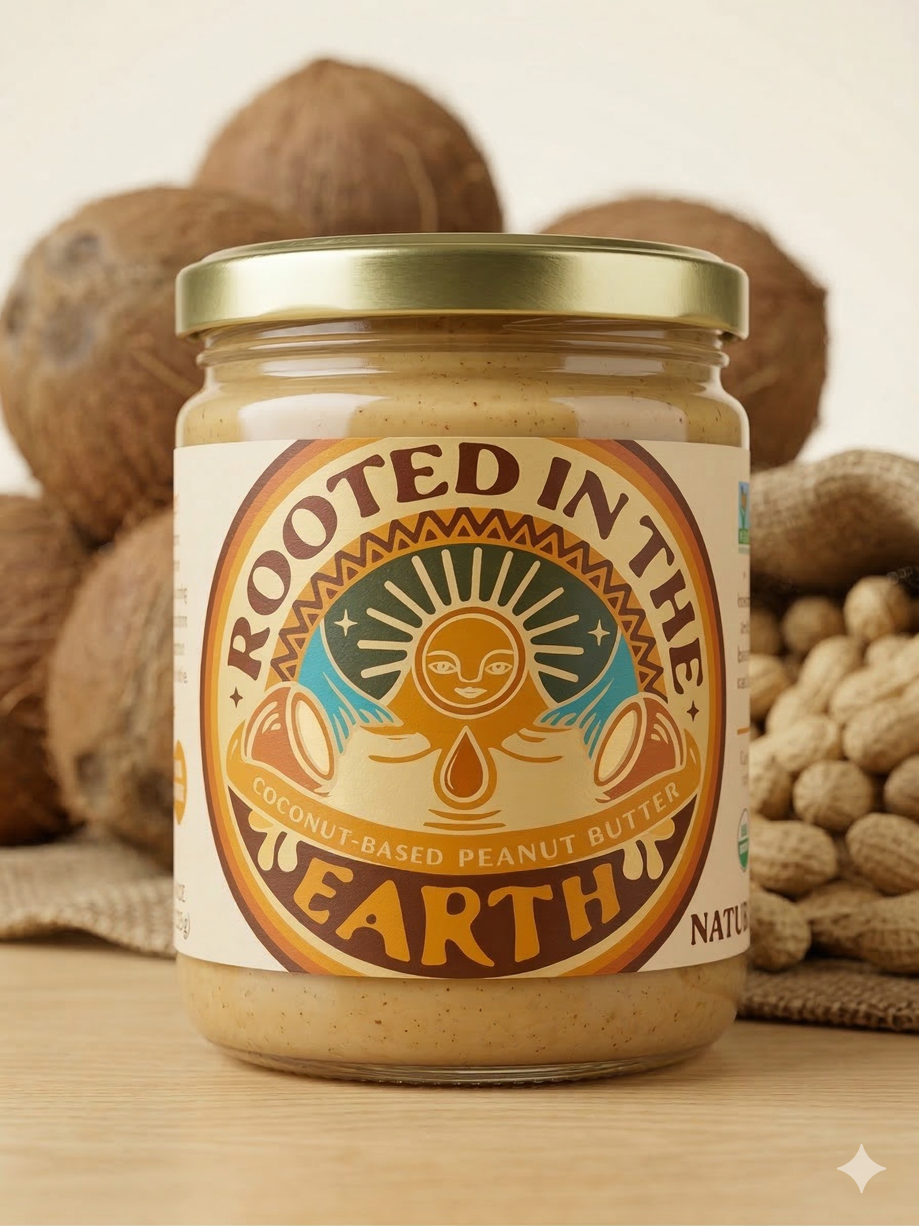 Organic 'Manicoco' blend Peanut Butter (250ml)