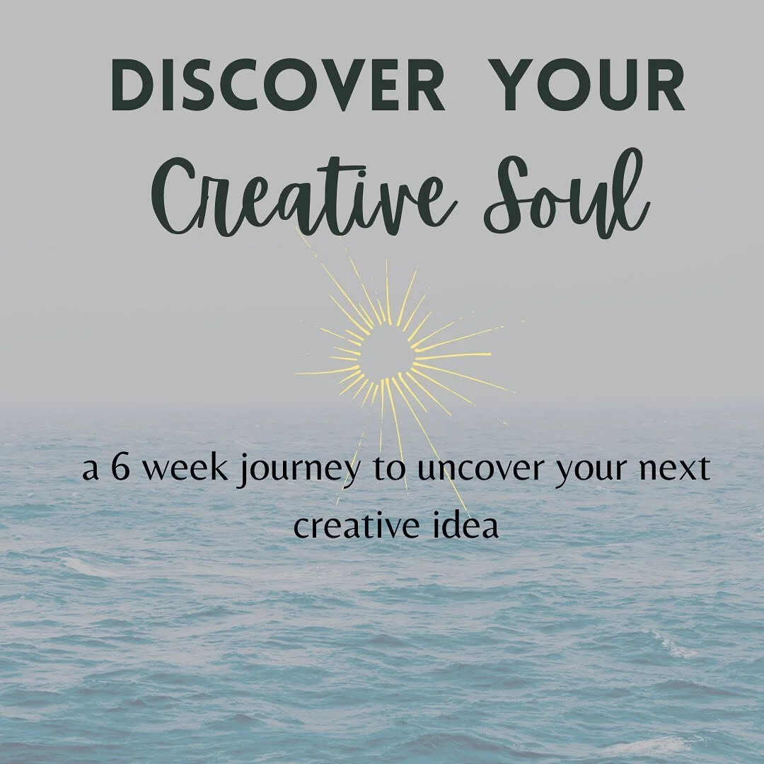ANNOUNCING&hellip;

Discover Your Creative Soul - a 6 week journey to uncover your next creative idea.

I&rsquo;ve been working on this project for the past few months and I&rsquo;m so excited to finally share it with you. 

It&rsquo;s a deep dive in