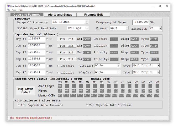Apollo Programming Software — WaveWare Technologies, Inc