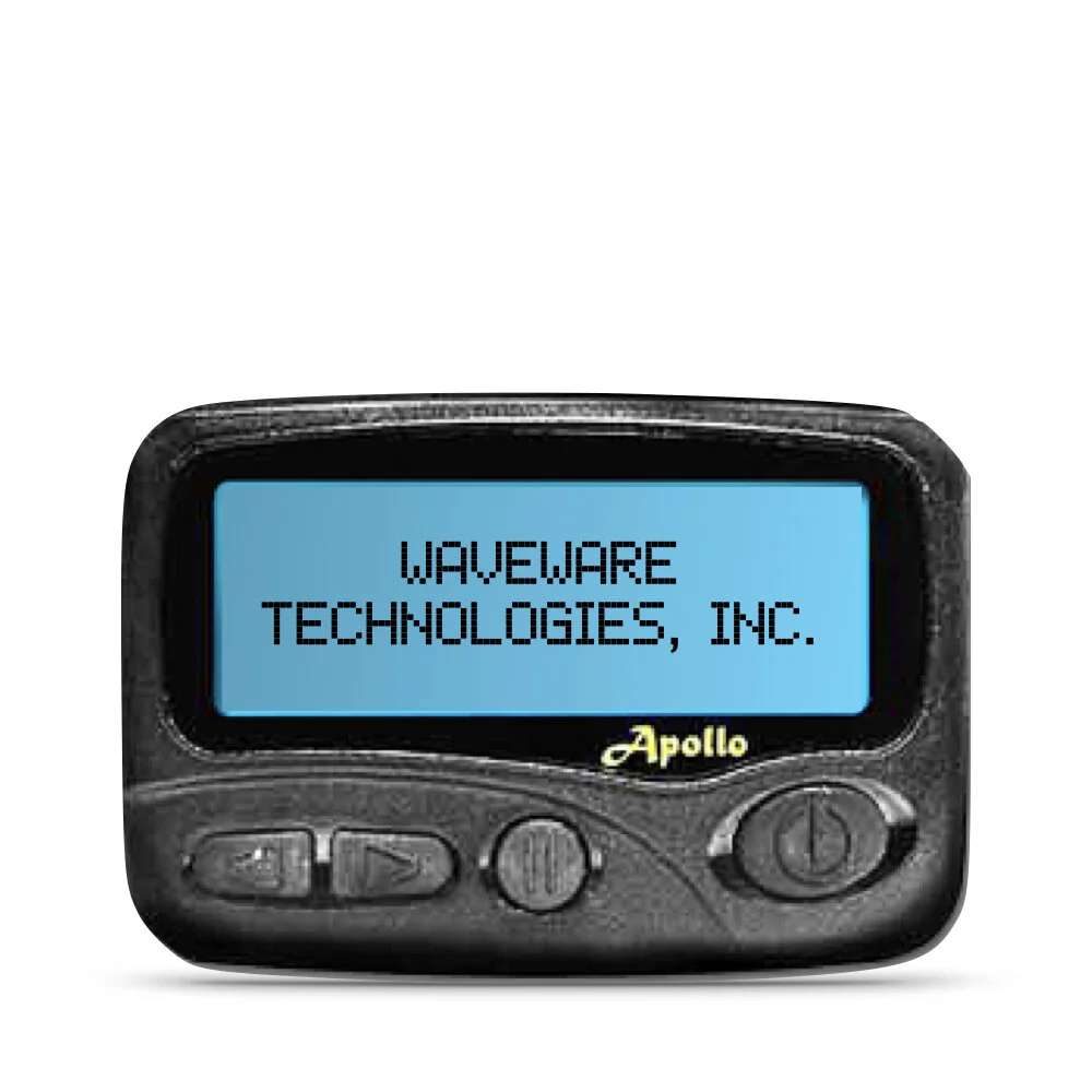 Apollo Alphanumeric POCSAG Pagers — WaveWare Technologies, Inc