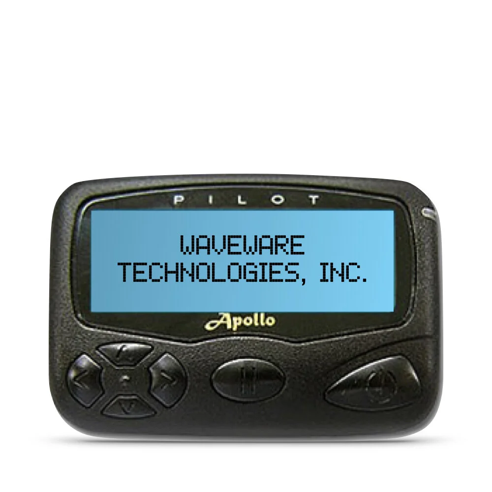 Apollo Alphanumeric POCSAG Pagers — WaveWare Technologies, Inc