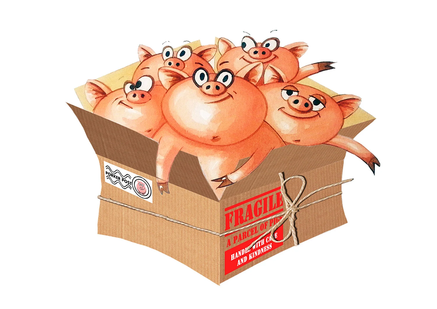 Pigs-in-box-Limited-Edition-Print-from-A-Parcel-of-Pigs-Andrea-Prior-Childrens-Author-Illustrator-Childrens-Books.jpg