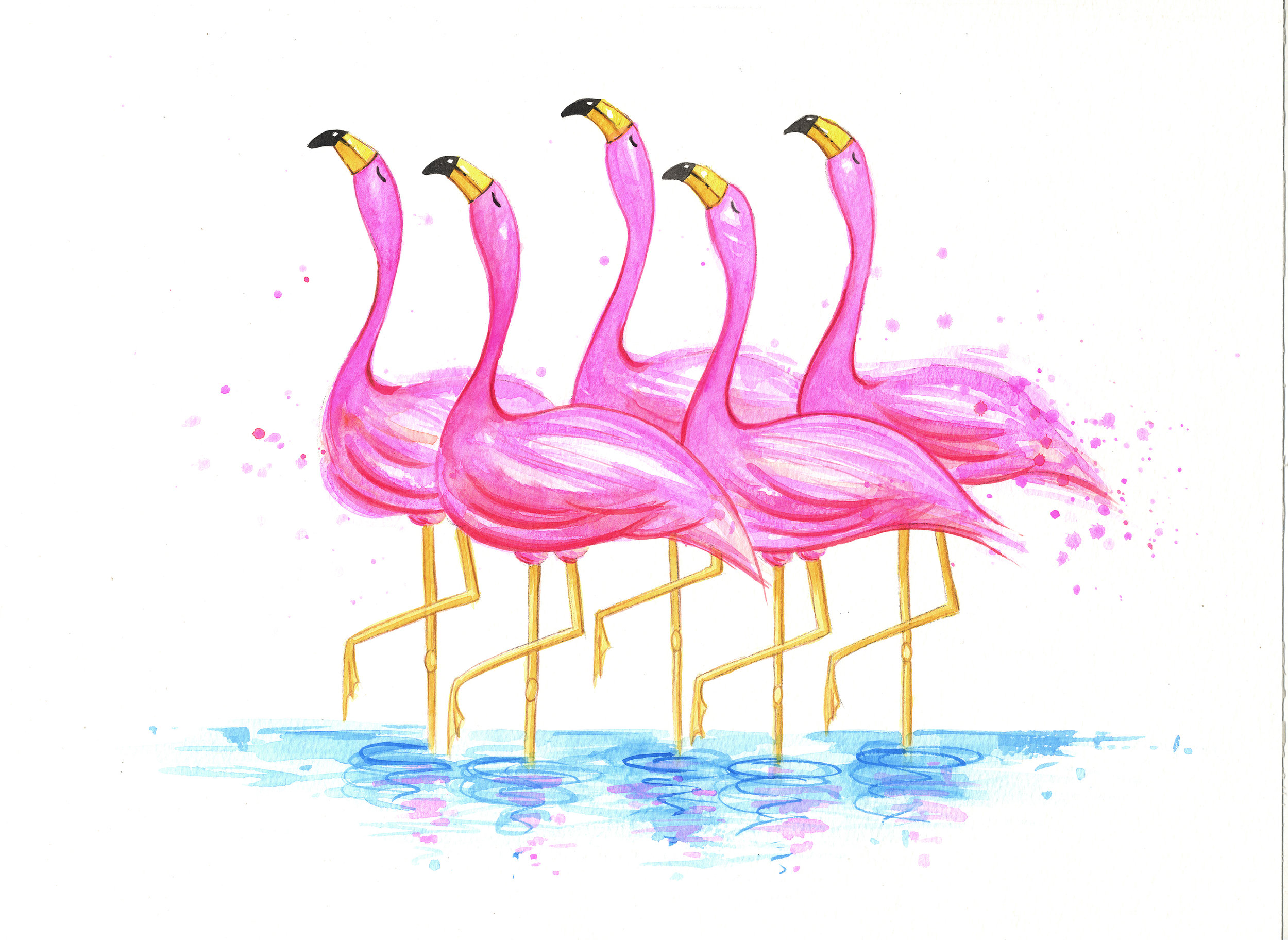 A-Flamboyance-of-Flamingos--Limited-Edition-Print-A-Piddle-of-Puppies-Andrea-Prior-Childrens-Author-Illustrator-Childrens-Books.jpg