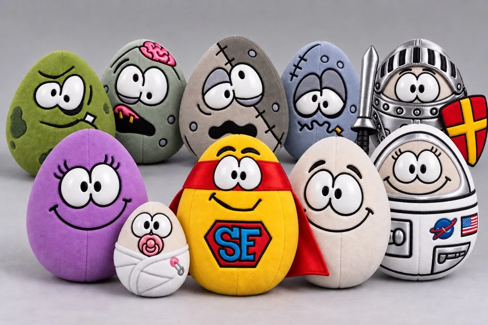 Super Egg Plush Toy