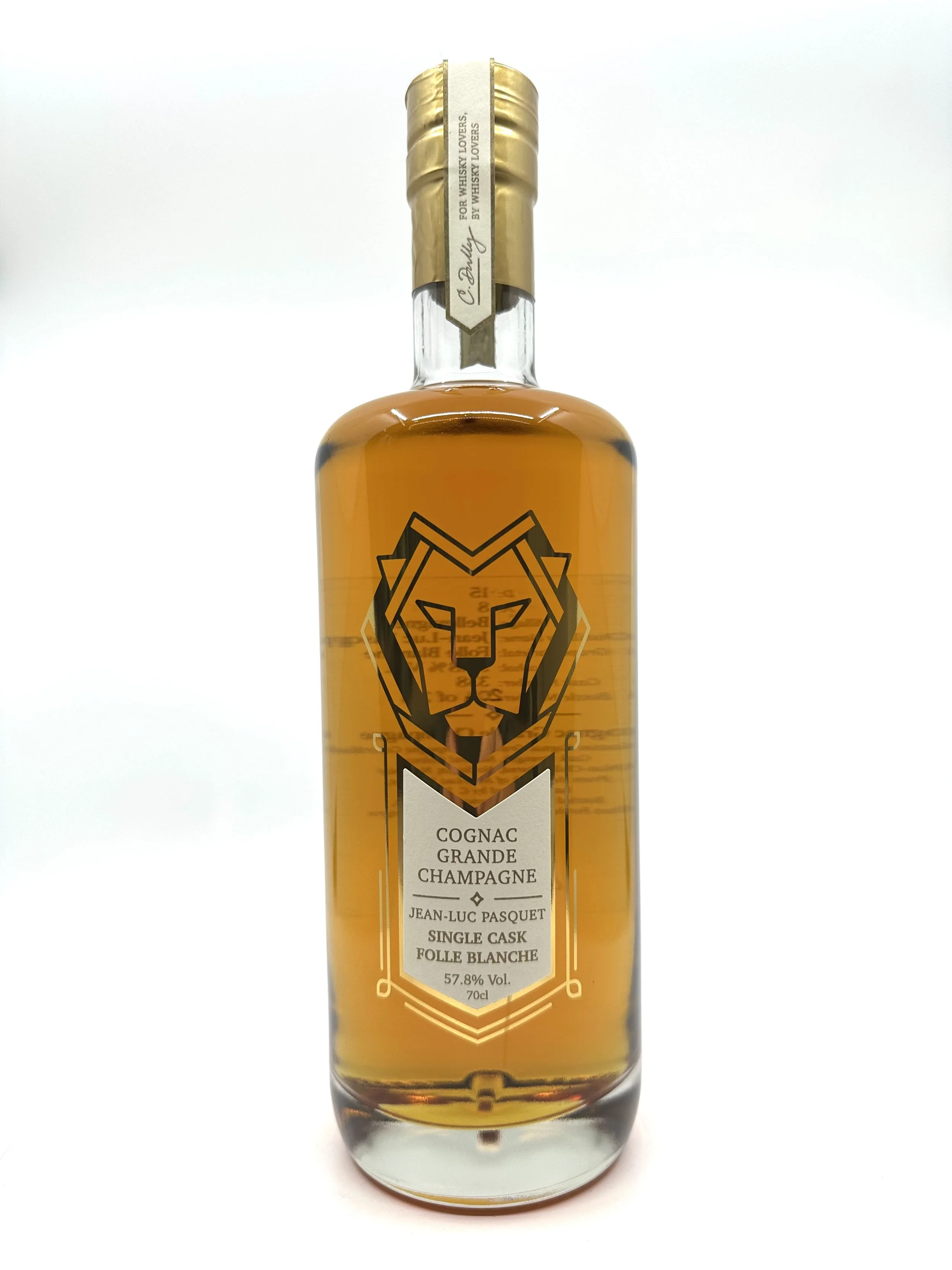 Cognac Jean-Luc Pasquet - 2015 - Single Cask # 338 - Folle Blanche - 54.8%