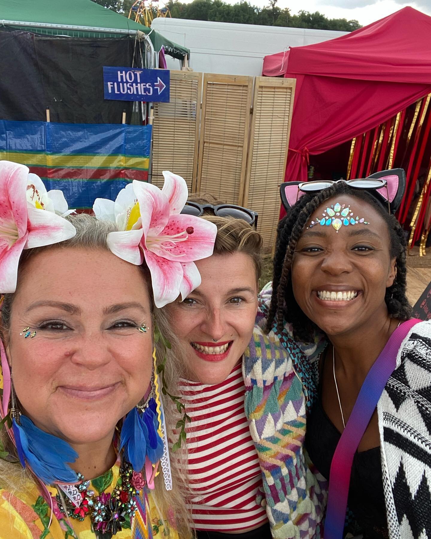 Throwback to last summer when we met the wonderful @lottie.randomly at Shambala Festival 🌸

After two years of doing menstrual cycle work cooped up at home @natalie.kmartin and I were VERY excited to meet another menstrual cycle educator IRL (you ju