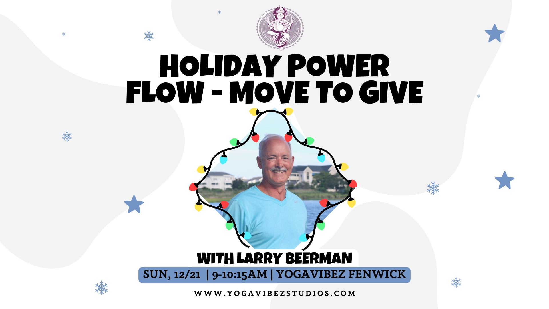Holiday Power Flow: Move to Give-Donation Class